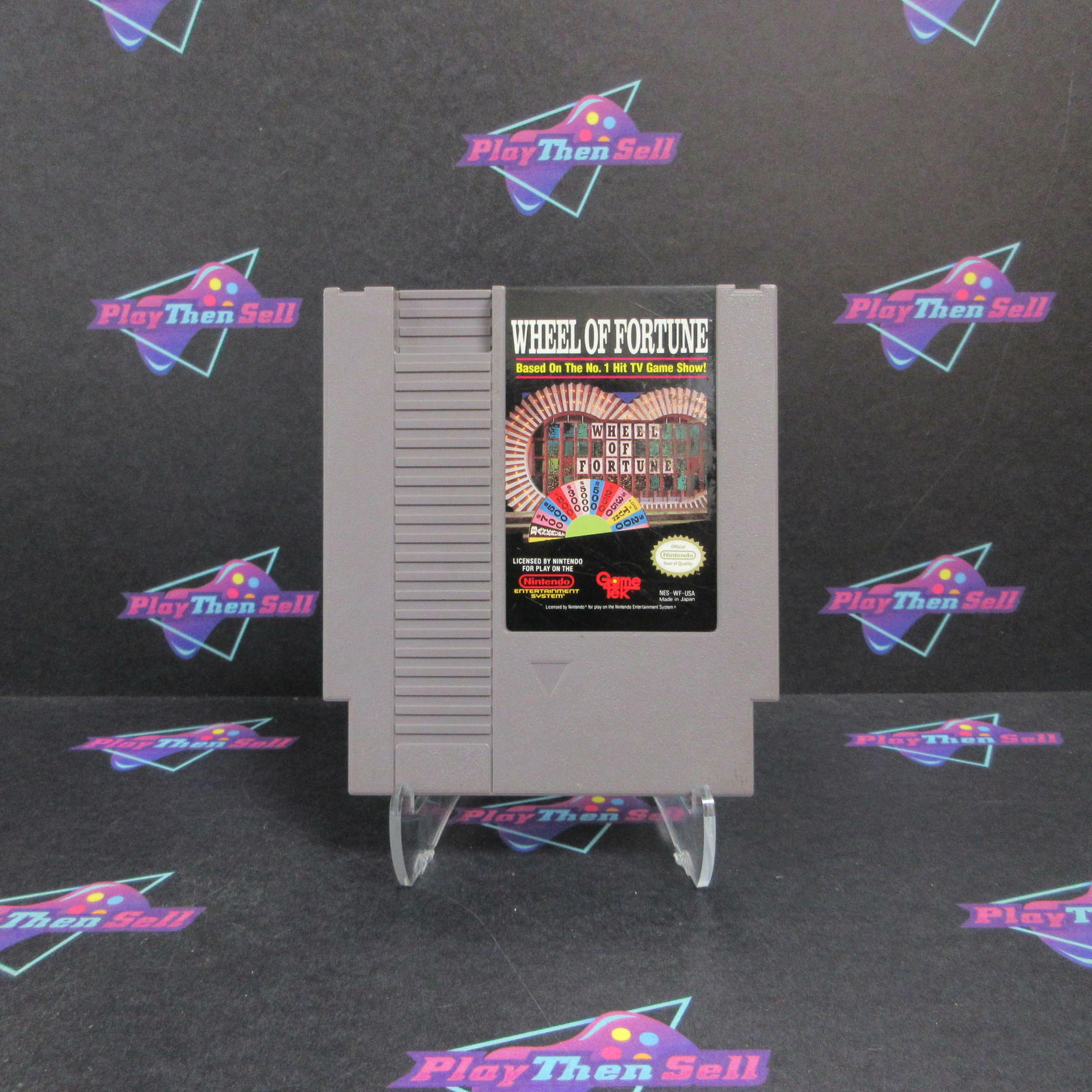 Wheel of Fortune Nintendo NES Cartridge Only AD Authentic / Tested - Very Good