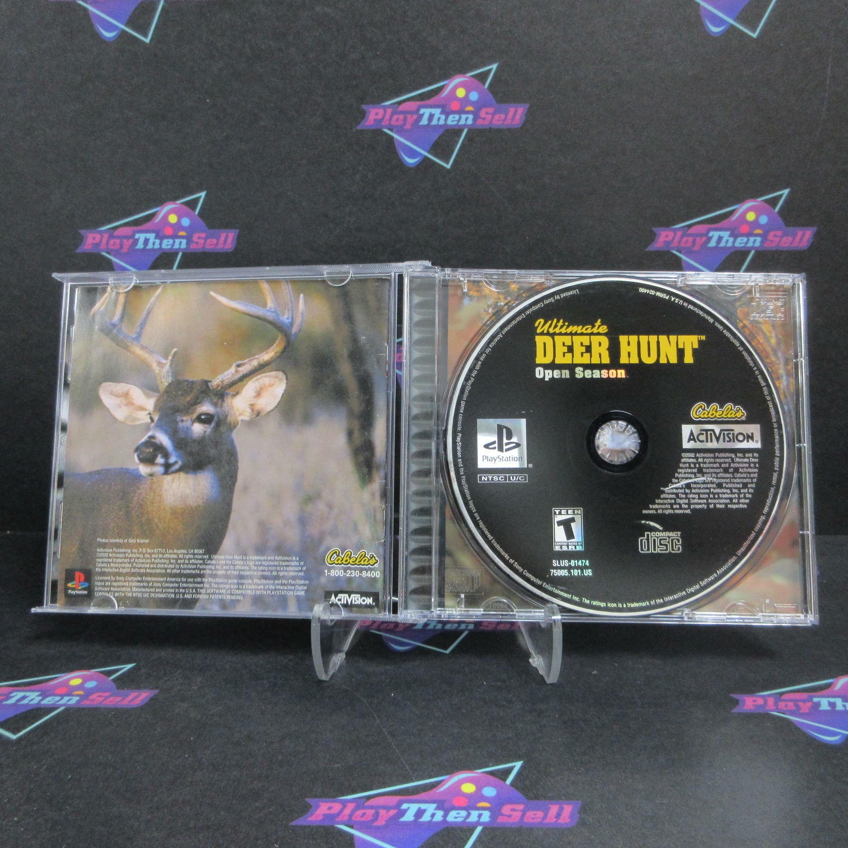 Cabela's Ultimate Deer Hunt PS1 PlayStation 1 DD Complete CIB - Very Good