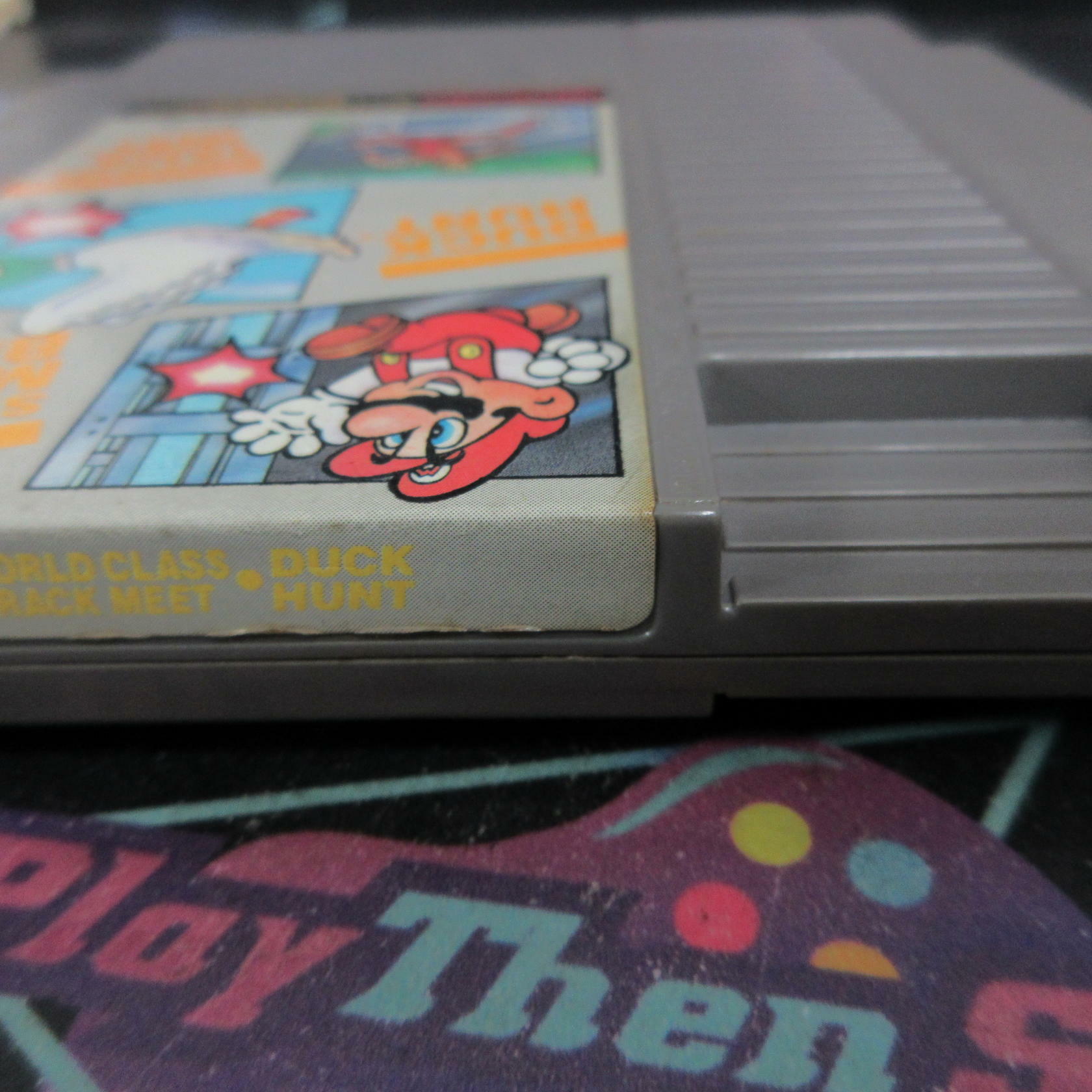 Super Mario Bros / Duck Hunt / World Class Track Meet Nintendo NES AD Cart Only - Very Good