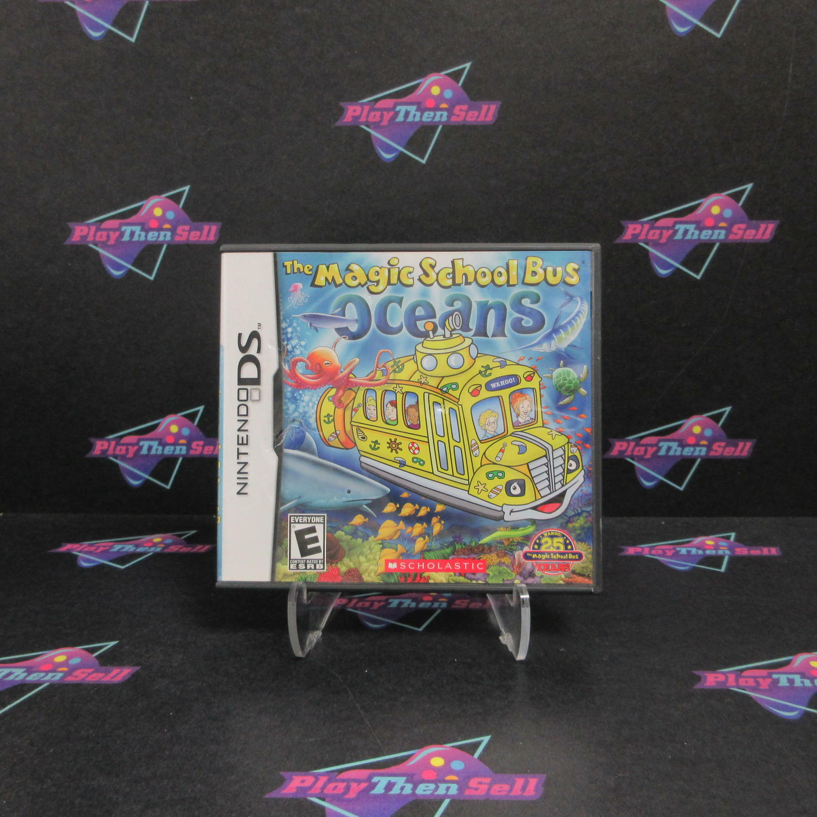 Magic School Bus Oceans Nintendo DS AD Complete CIB - Very Good