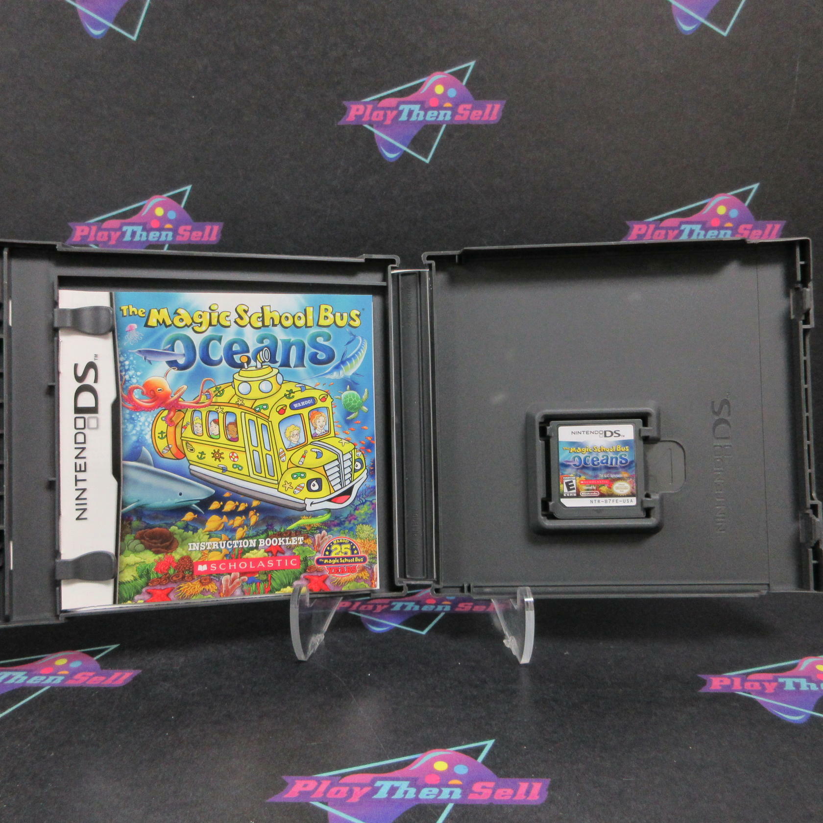 Magic School Bus Oceans Nintendo DS AD Complete CIB - Very Good