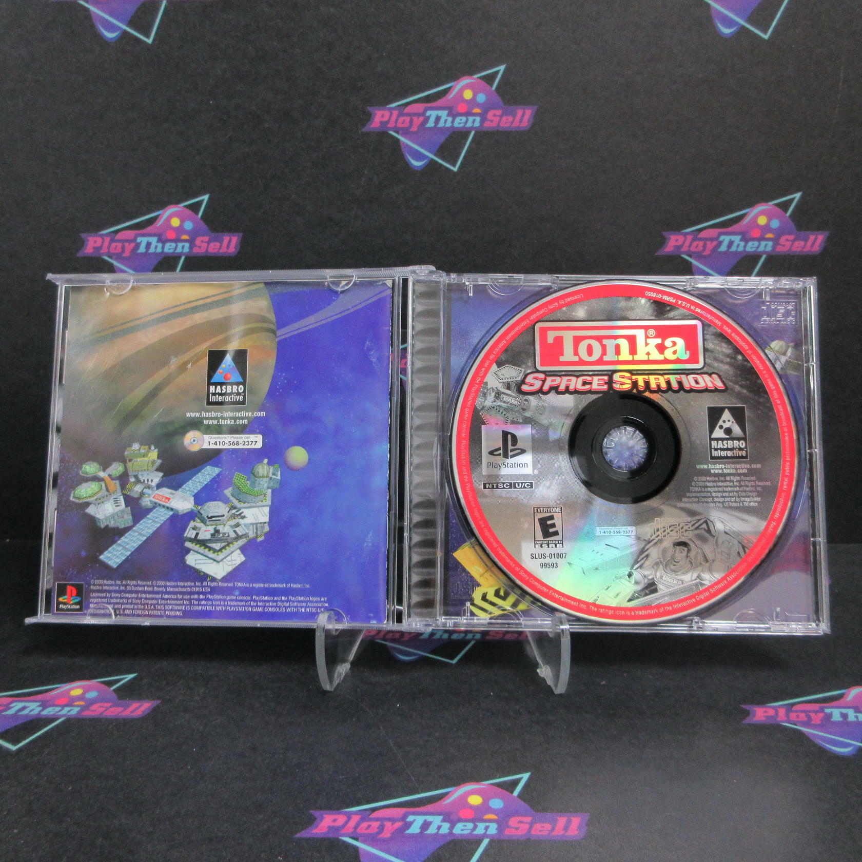 Tonka Space Station PS1 PlayStation 1 MD Complete CIB - Very Good