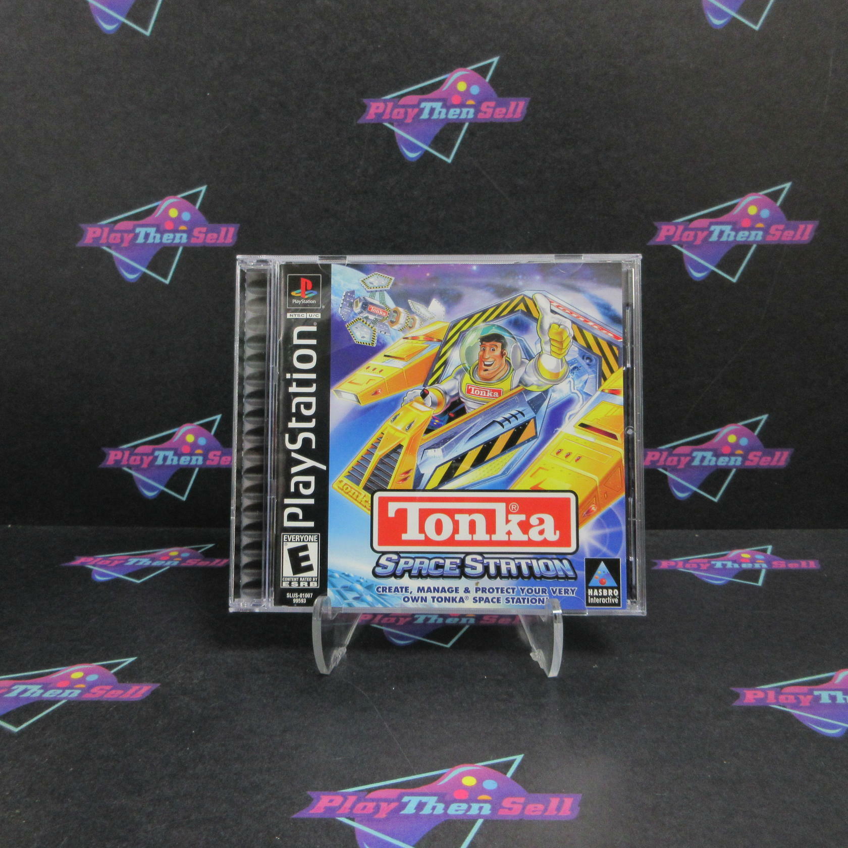 Tonka Space Station PS1 PlayStation 1 MD Complete CIB - Very Good