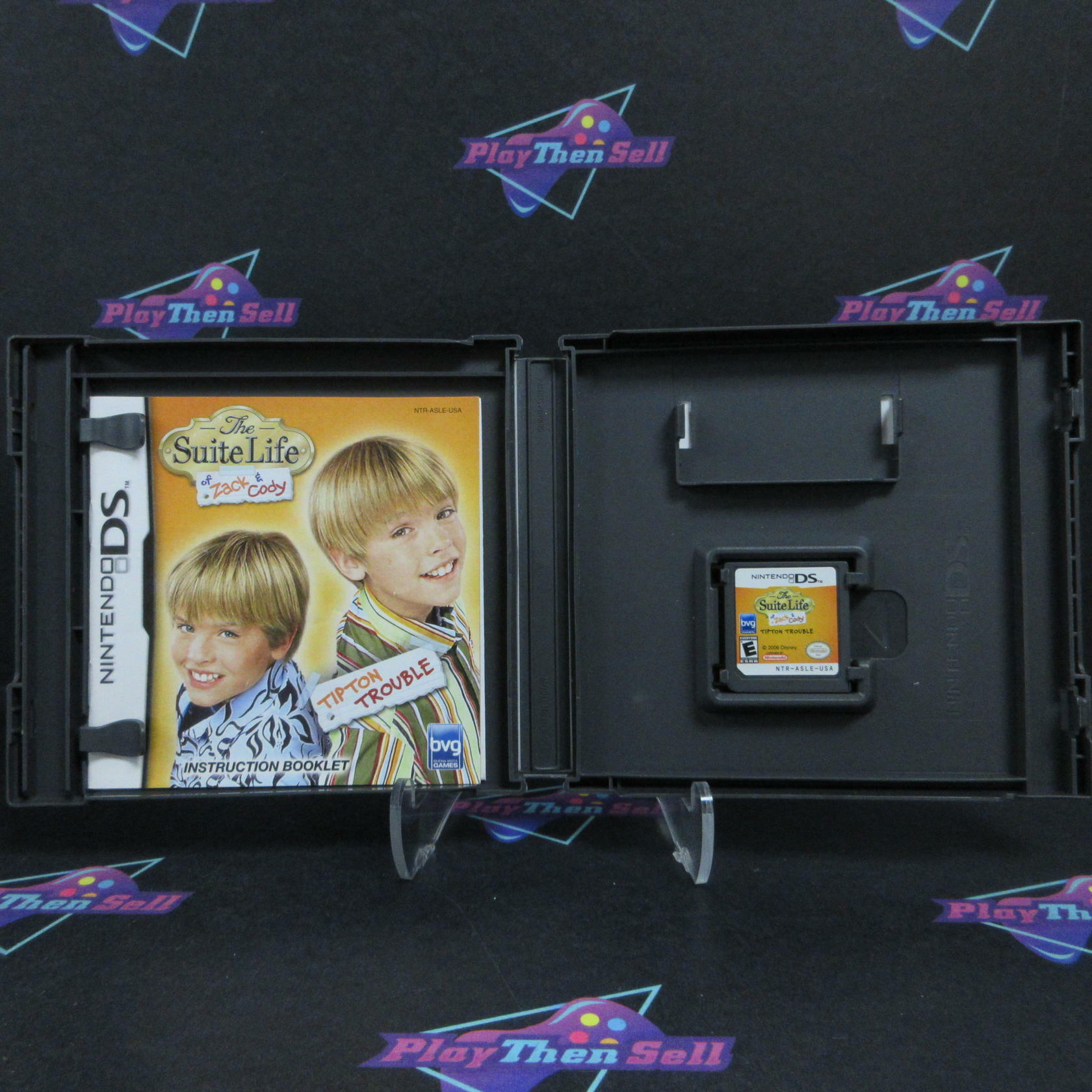 The Suite Life of Zack & Cody Tipton Trouble Nintendo DS AD + Reg / Poster CIB - Very Good