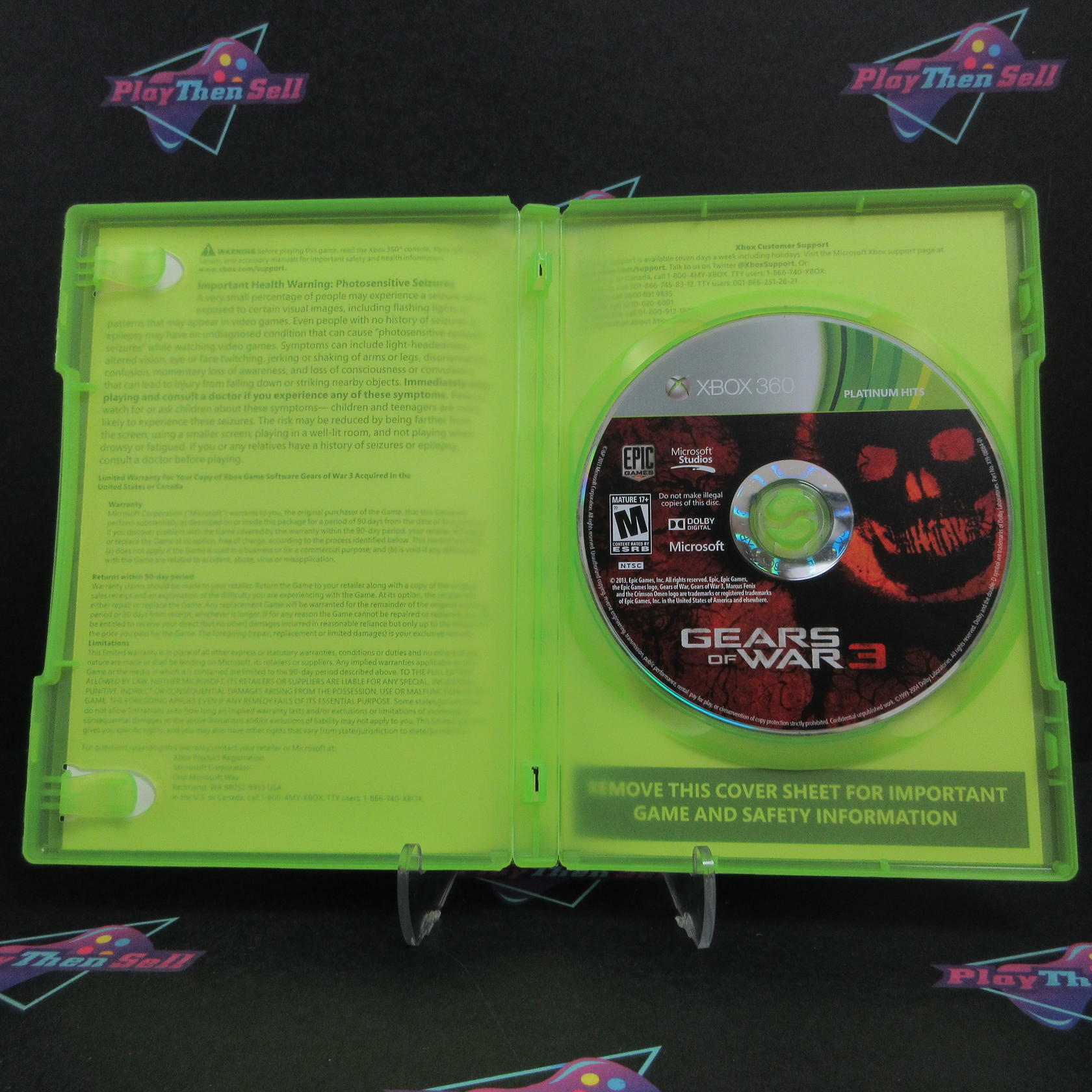 Gears of War 3 Xbox 360 PH Complete - Excellent