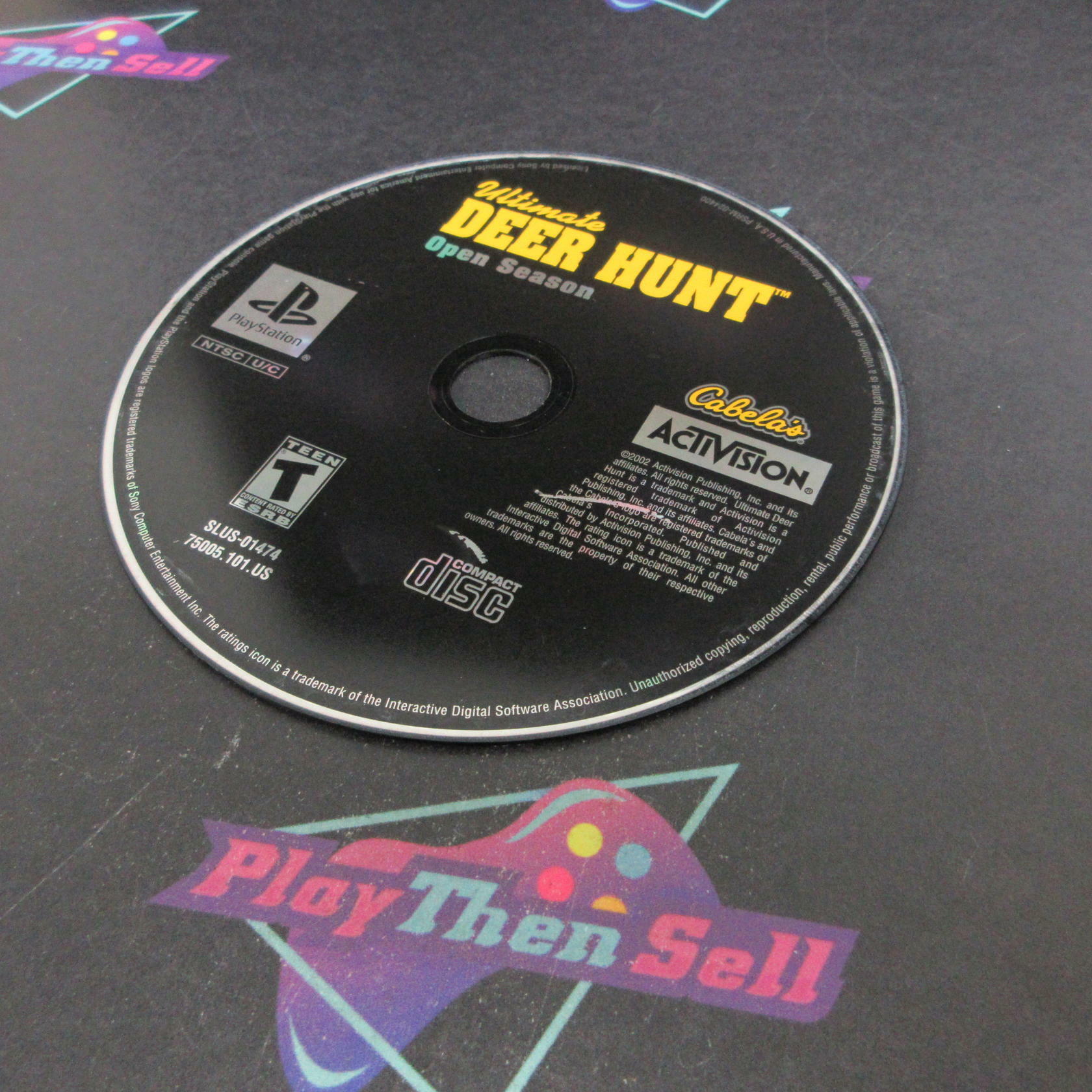 Cabela's Ultimate Deer Hunt PS1 PlayStation 1 DD Complete CIB - Very Good