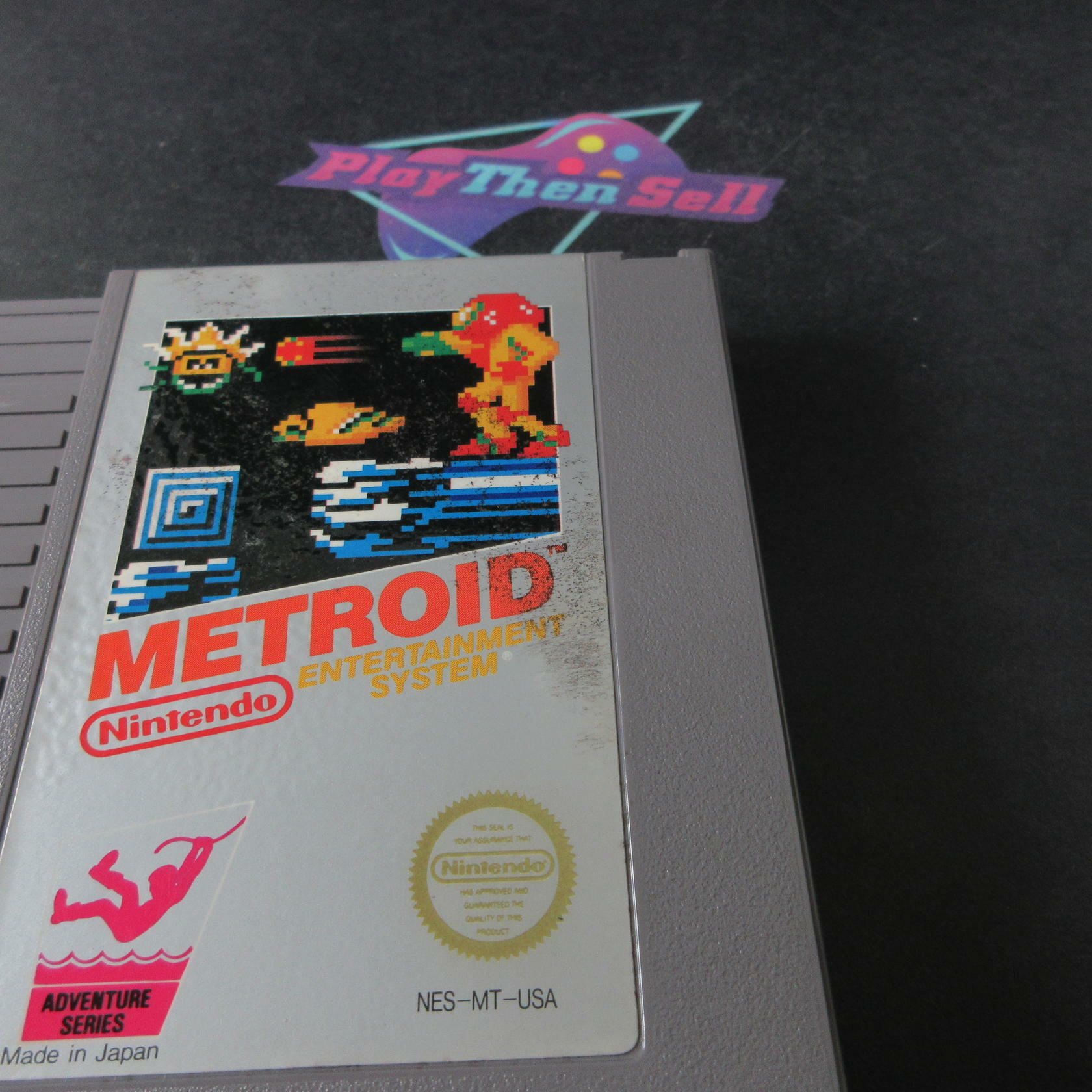 Metroid Nintendo NES Cart Only AD Authentic / Tested - Very Good