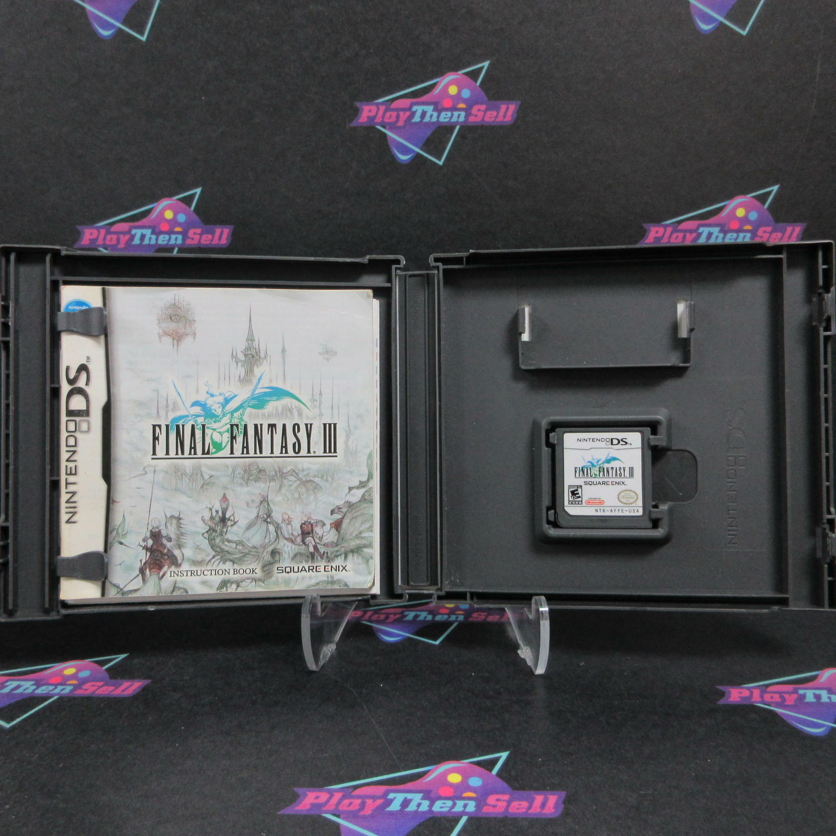 Final Fantasy III 3 Nintendo DS AD/MD Complete CIB - Very Good