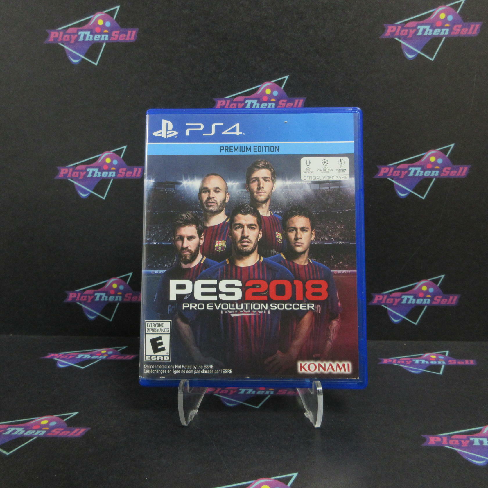 PES 2018 Pro Evolution Soccer PS4 PlayStation 4 Complete - Excellent