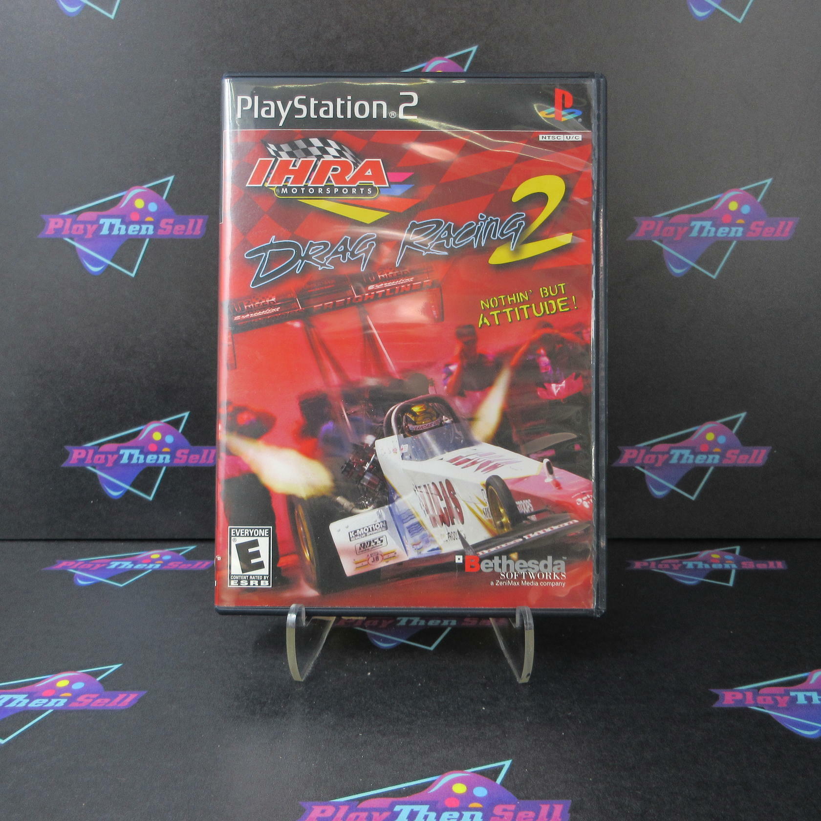 IHRA Motorsports Drag Racing 2 PS2 PlayStation 2 + Reg Card Complete - Excellent