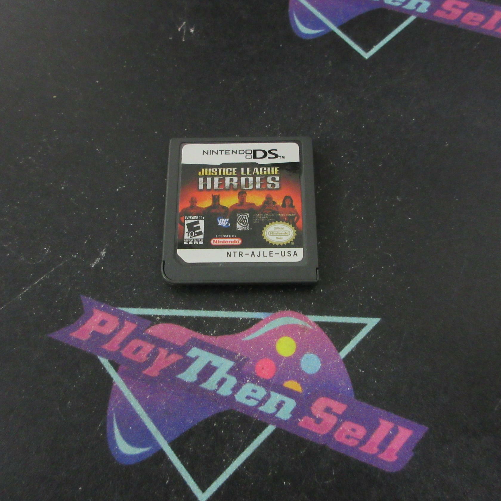 Justice League Heroes Nintendo DS AD Complete CIB - Very Good