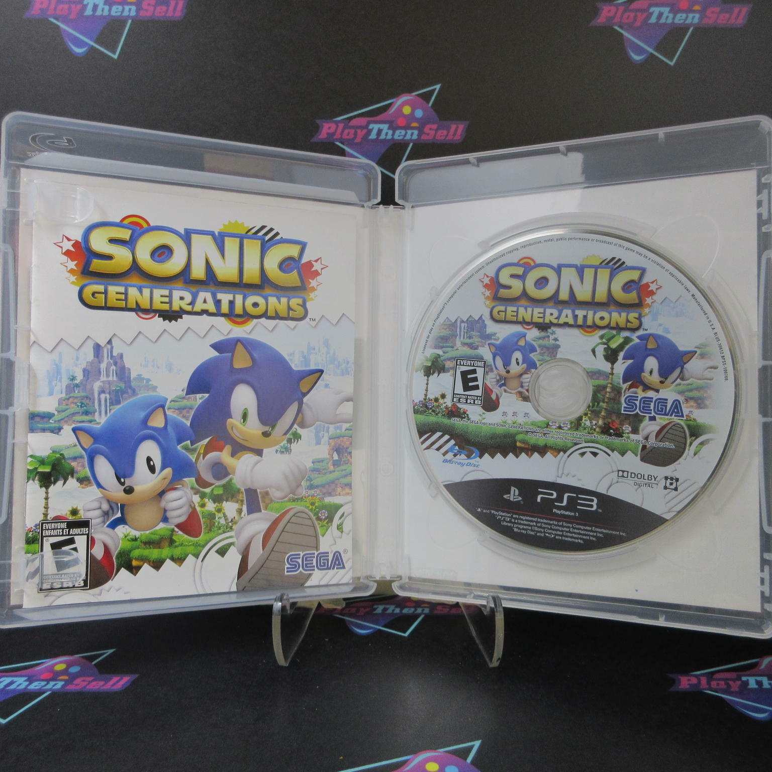Sonic Generations PS3 PlayStation 3 Complete - Excellent
