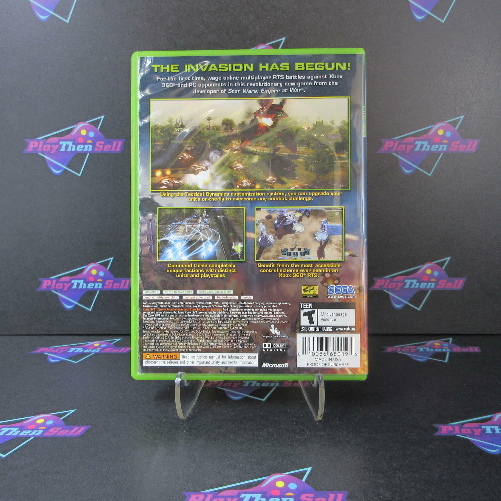 Universe at War Earth Assault Xbox 360 Complete - Excellent