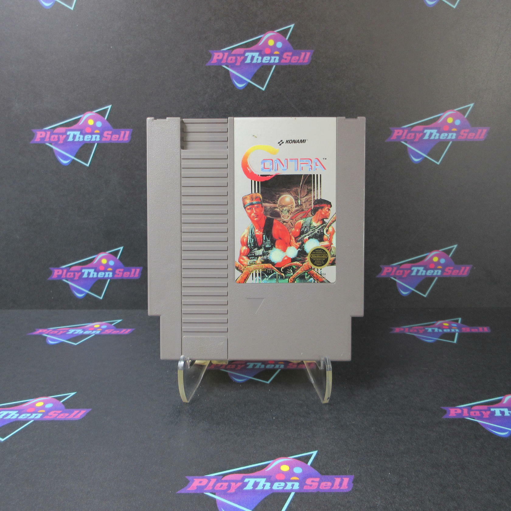 Contra Nintendo NES Cartridge Only AD Authentic / Tested - Very Good