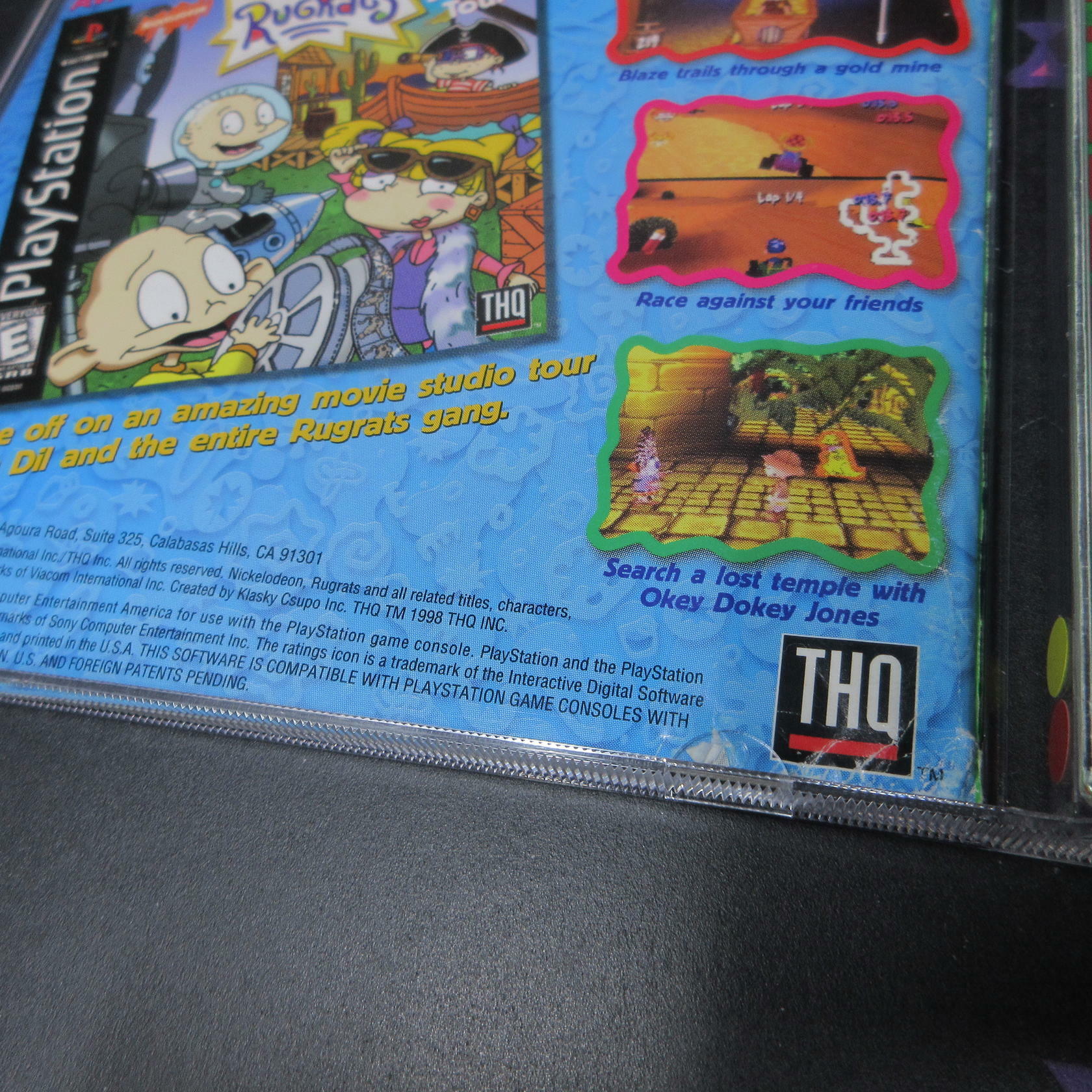 Rugrats Search for Reptar GH PS1 Playstation 1 MD + Reg Card Complete CIB - Very Good