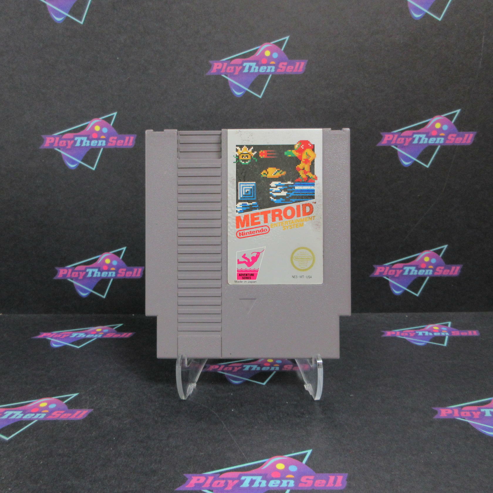 Metroid Nintendo NES Cart Only AD Authentic / Tested - Very Good