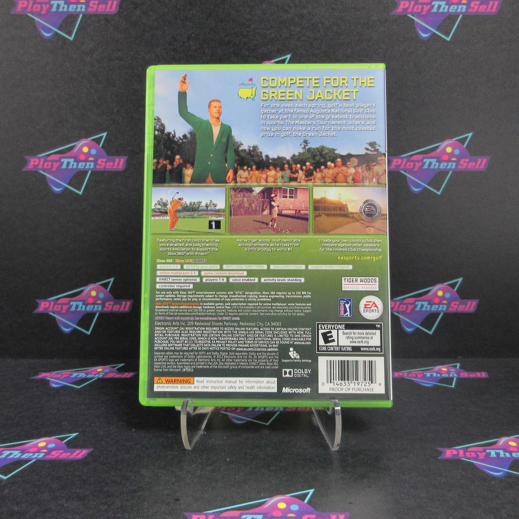 Tiger Woods PGA Tour 13 The Masters Collector's Edition Xbox 360 CIB - Excellent