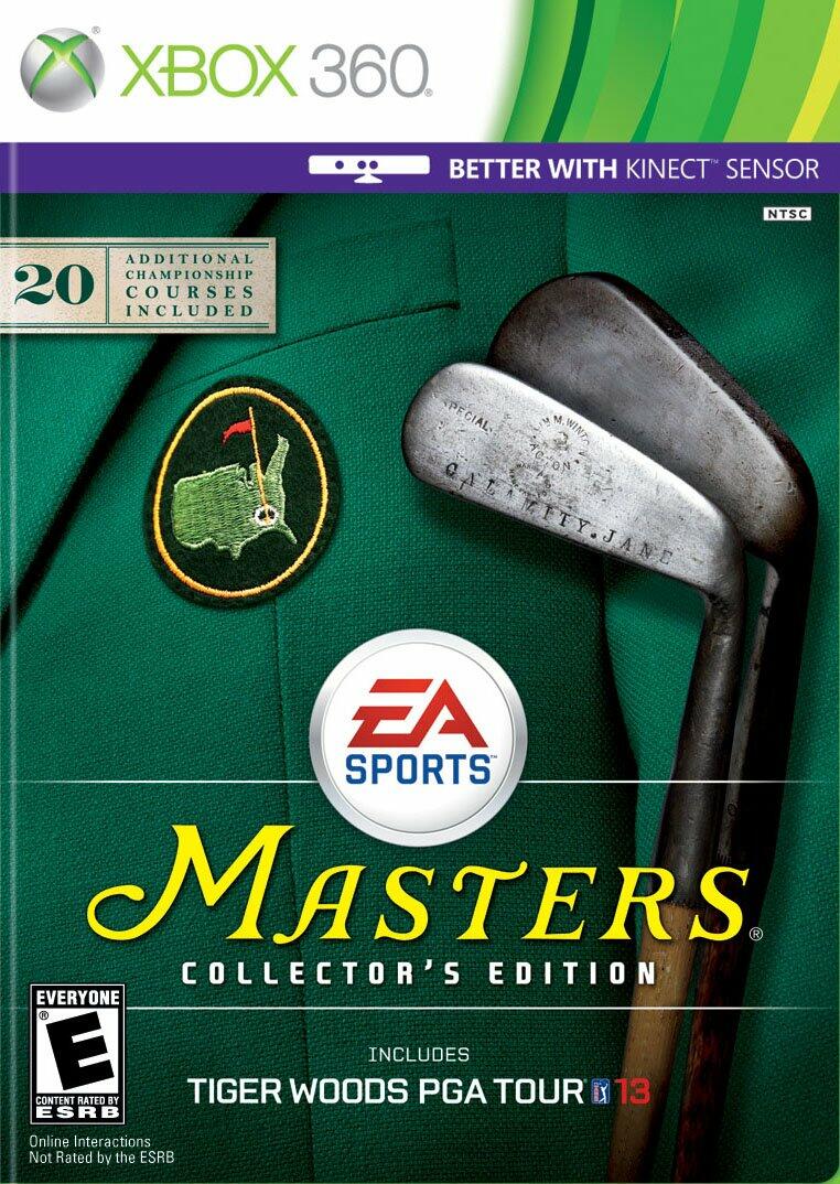 Tiger Woods PGA Tour 13 The Masters Collector's Edition Xbox 360 CIB - Excellent