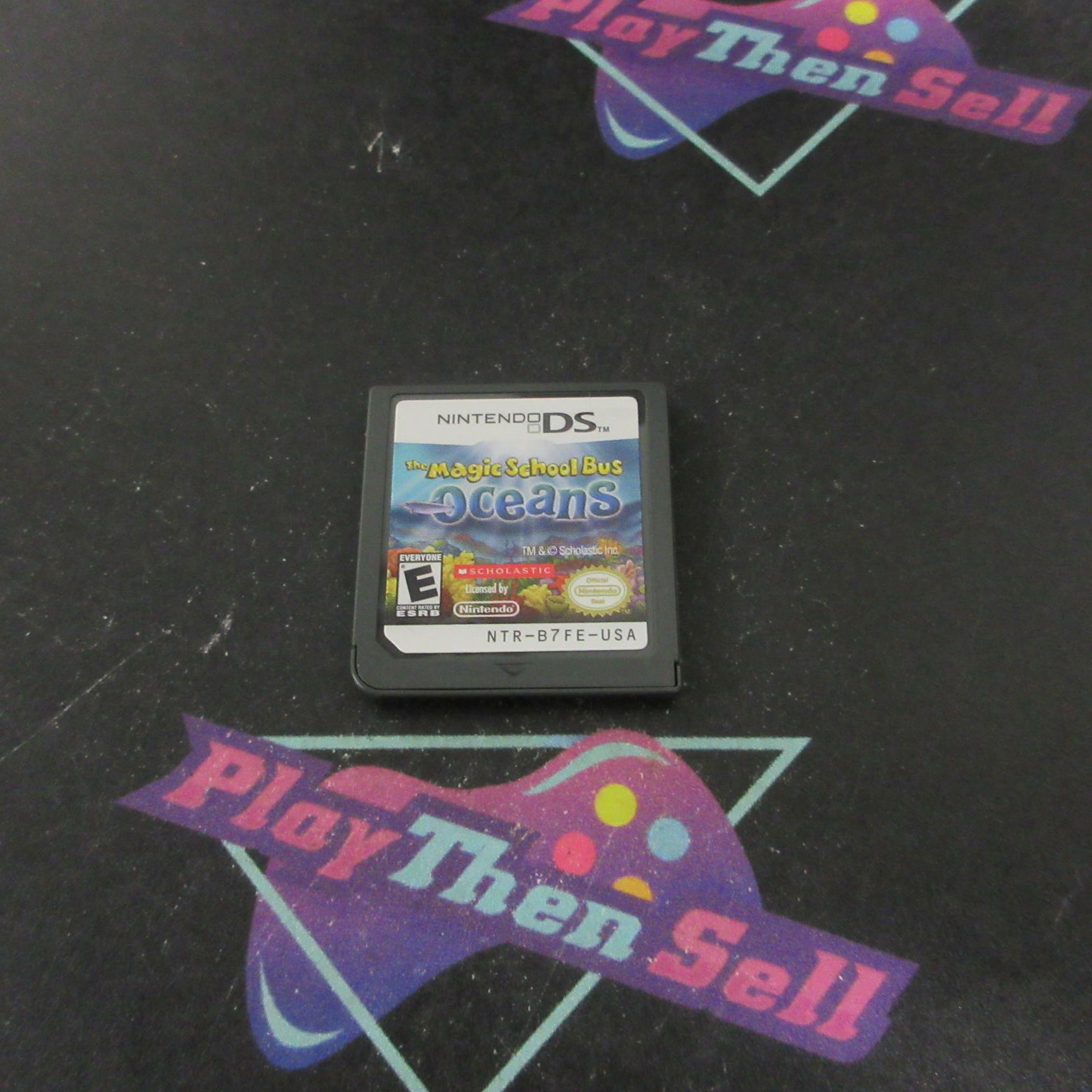 Magic School Bus Oceans Nintendo DS AD Complete CIB - Very Good