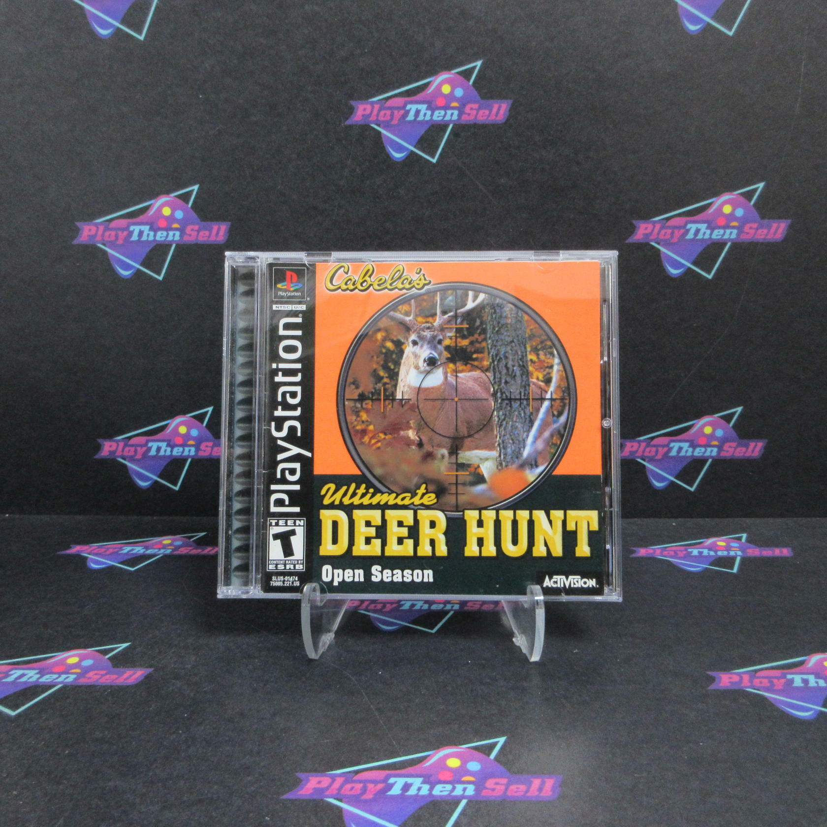 Cabela's Ultimate Deer Hunt PS1 PlayStation 1 DD Complete CIB - Very Good