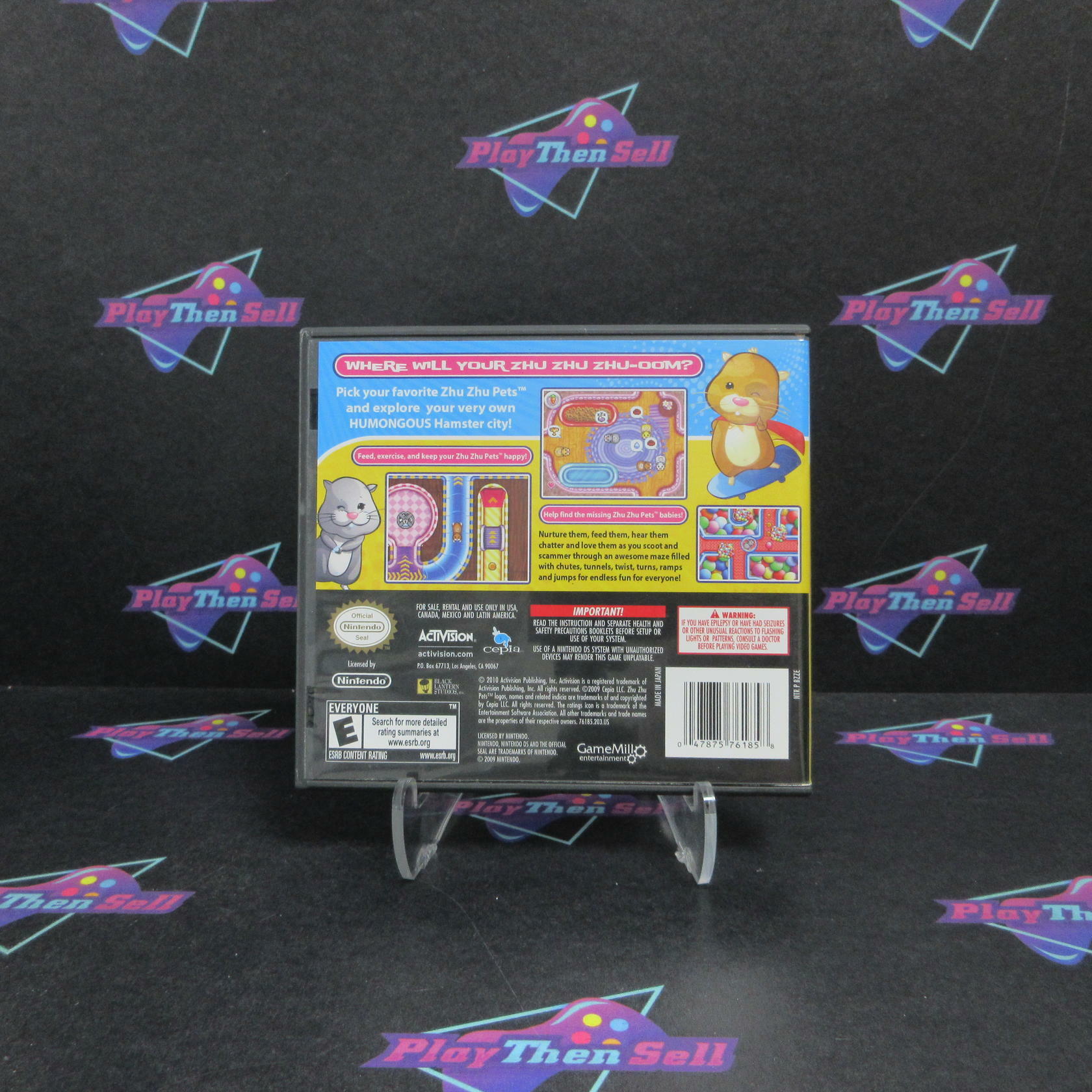 Zhu Zhu Pets Nintendo DS AD Complete CIB - Very Good