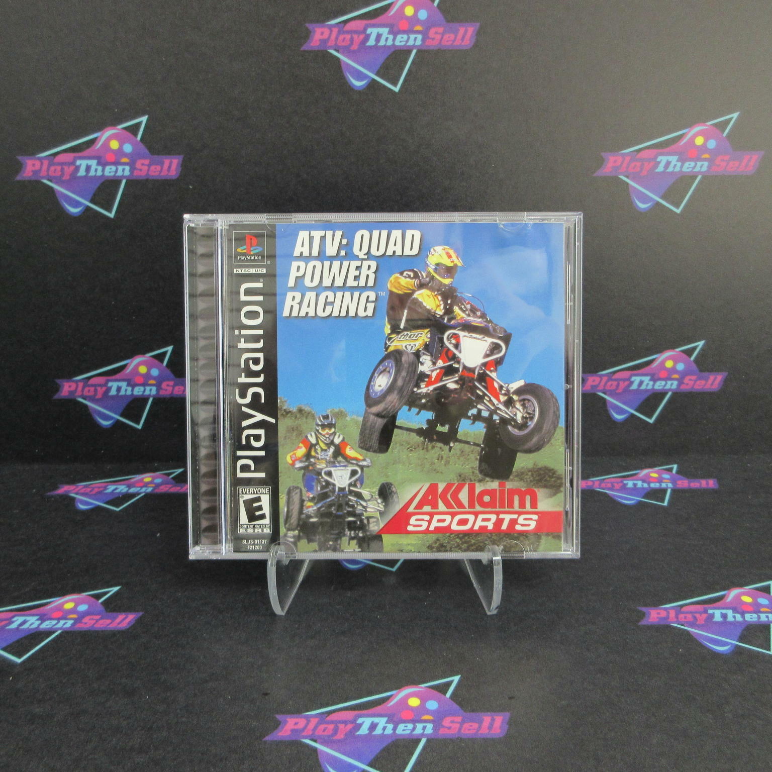 ATV Quad Power Racing PS1 PlayStation 1 + Reg Card Complete - Excellent