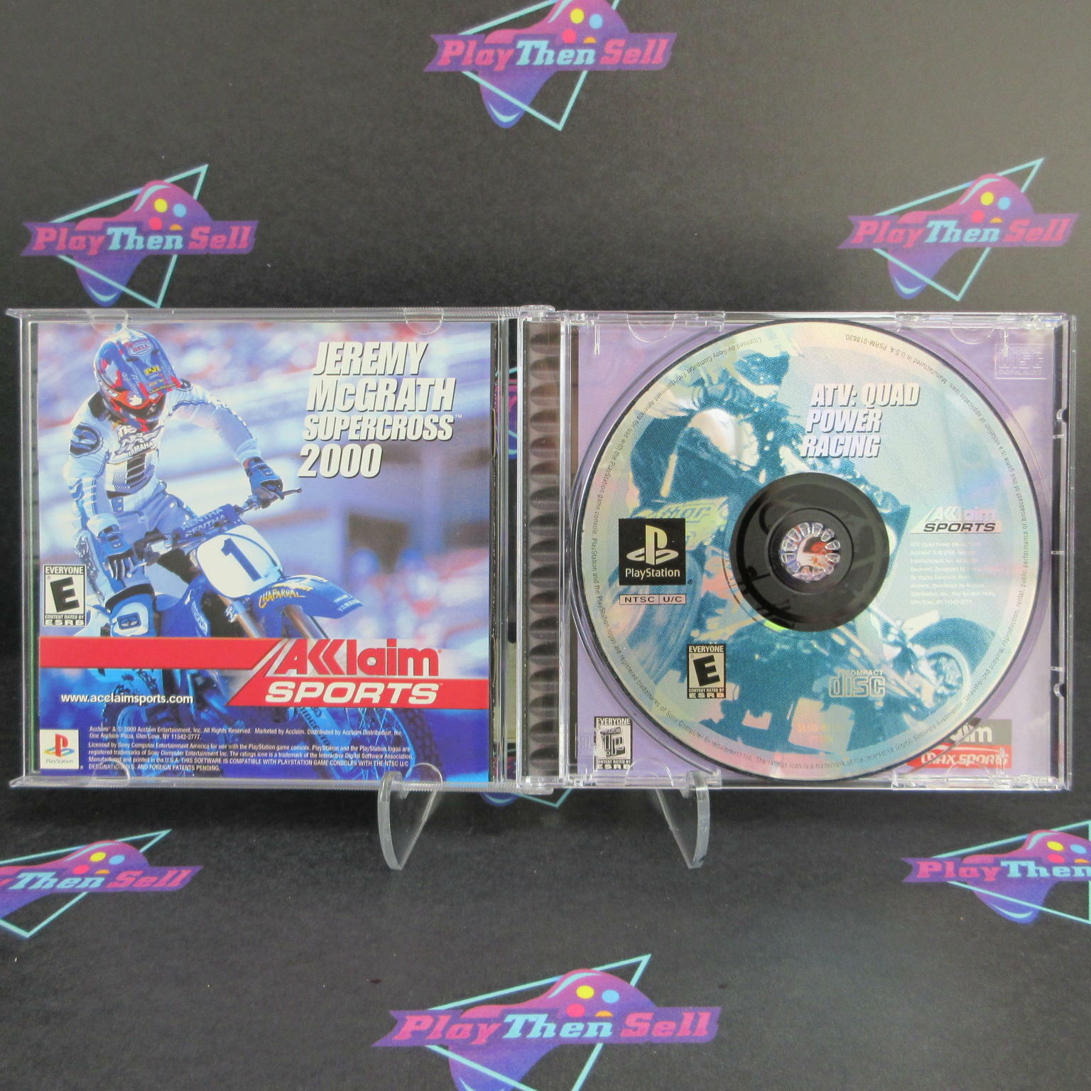 ATV Quad Power Racing PS1 PlayStation 1 + Reg Card Complete - Excellent