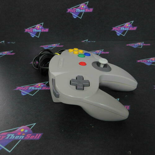 Refurbished - Gray N64 Nintendo 64 Controller Authentic OEM Very Good - Refurbished