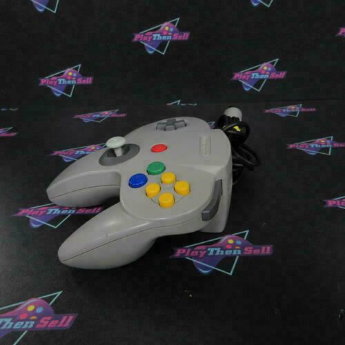 Refurbished - Gray Nintendo 64 N64 Controller w/ Hall Effect Joystick Good - Refurbished