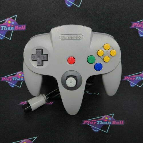Refurbished - Gray N64 Nintendo 64 Controller Authentic OEM Very Good - Refurbished