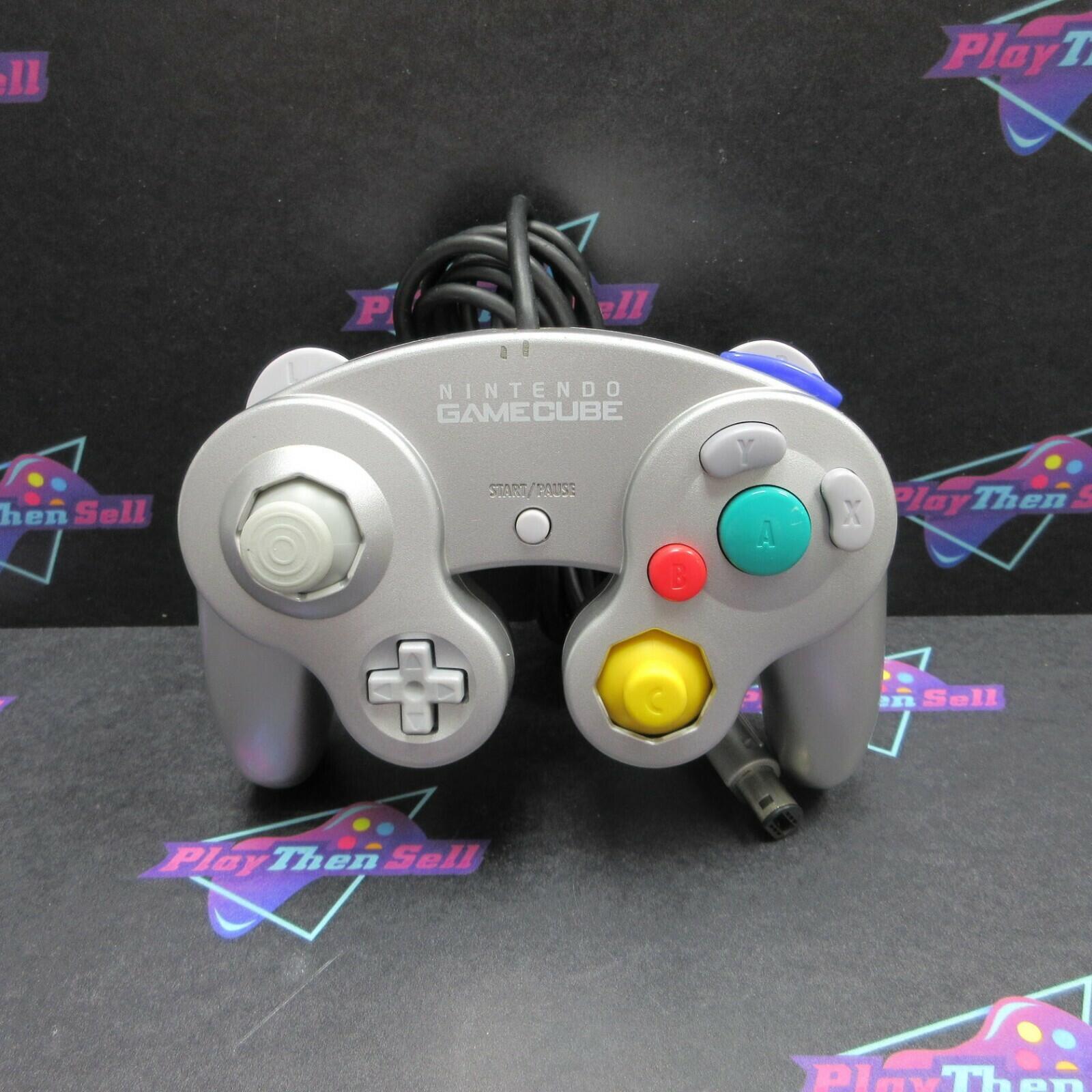 Refurbished - Platinum Official Nintendo Gamecube OEM Controller - Very Good - Refurbished