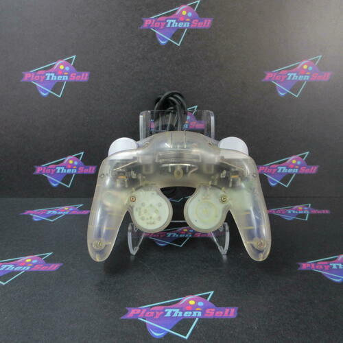 Refurbished - Indigo Clear Nintendo Gamecube Controller OEM - Good - Refurbished