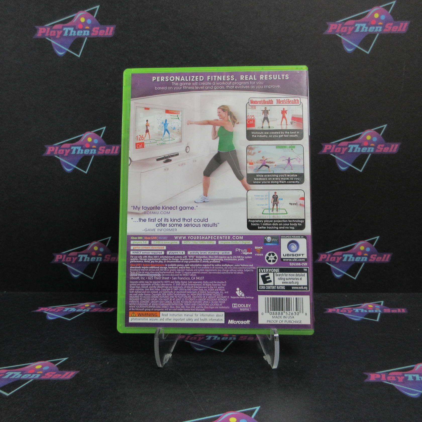 Your Shape Fitness Evolved Xbox 360 AD Complete CIB - Very Good