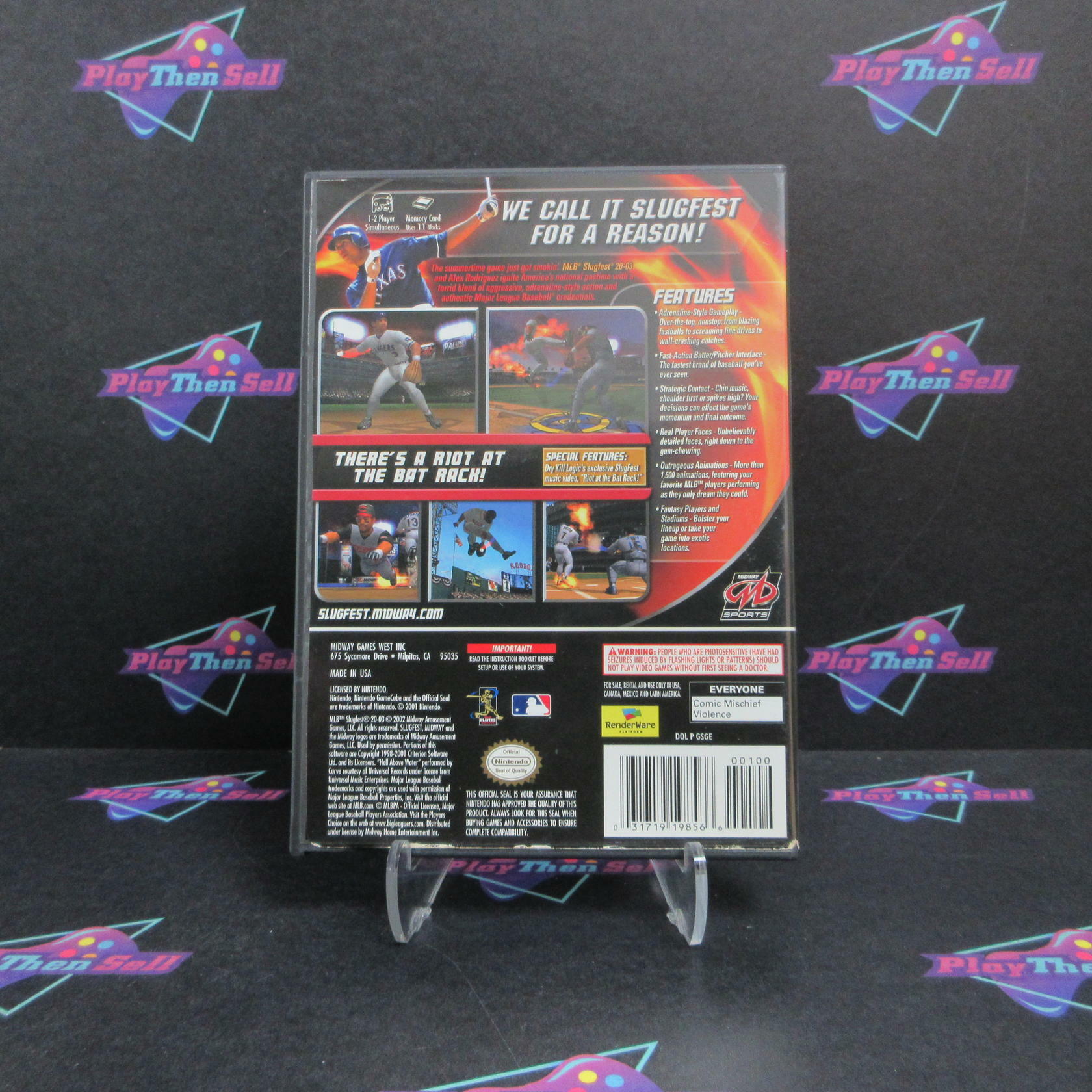 MLB Slugfest 2003 Nintendo GameCube AD/NM - Very Good