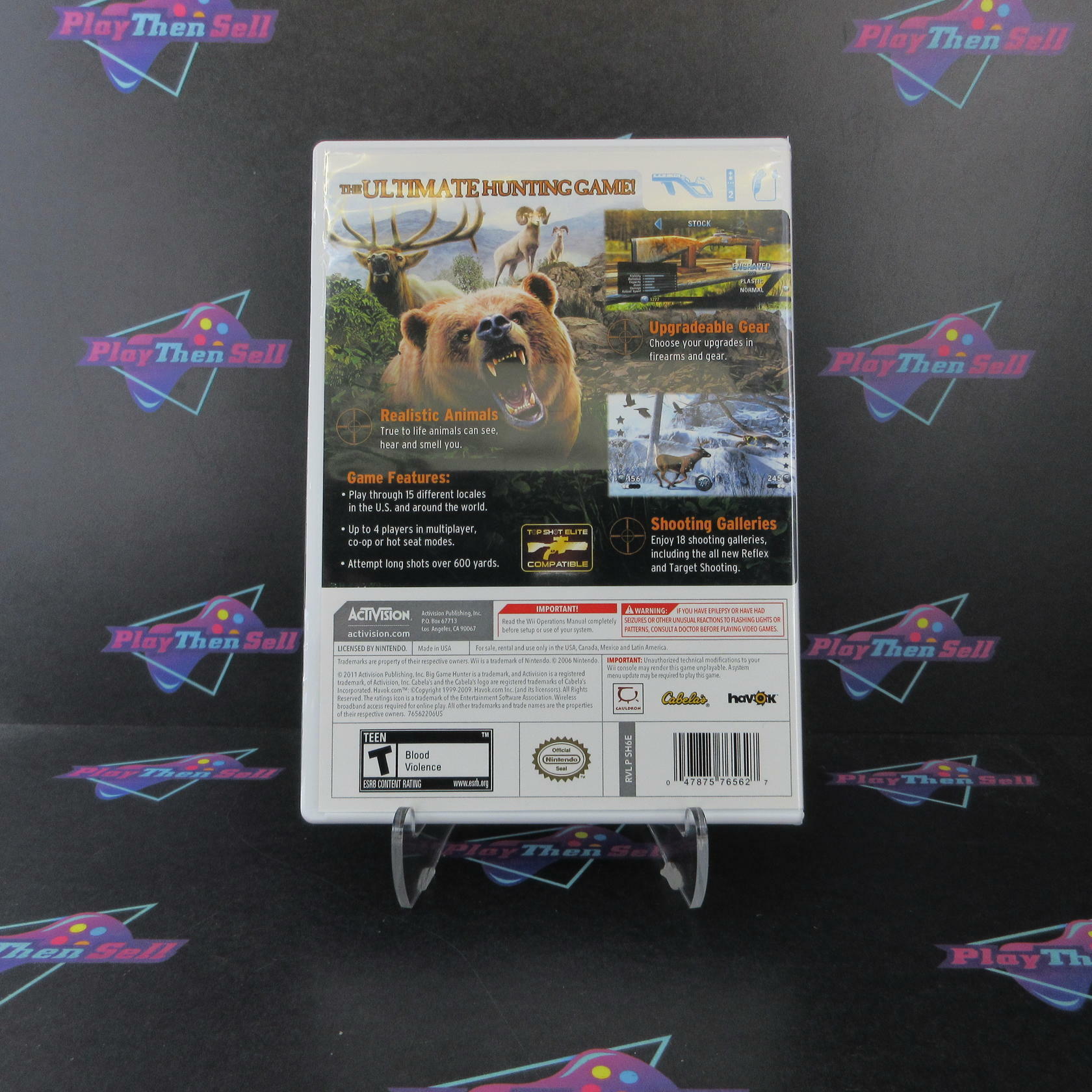 Cabela's Big Game Hunter 2012 Nintendo Wii - Like New