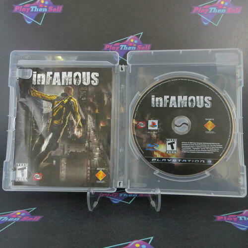 Infamous PS3 PlayStation 3 + Reg Card Complete - Excellent