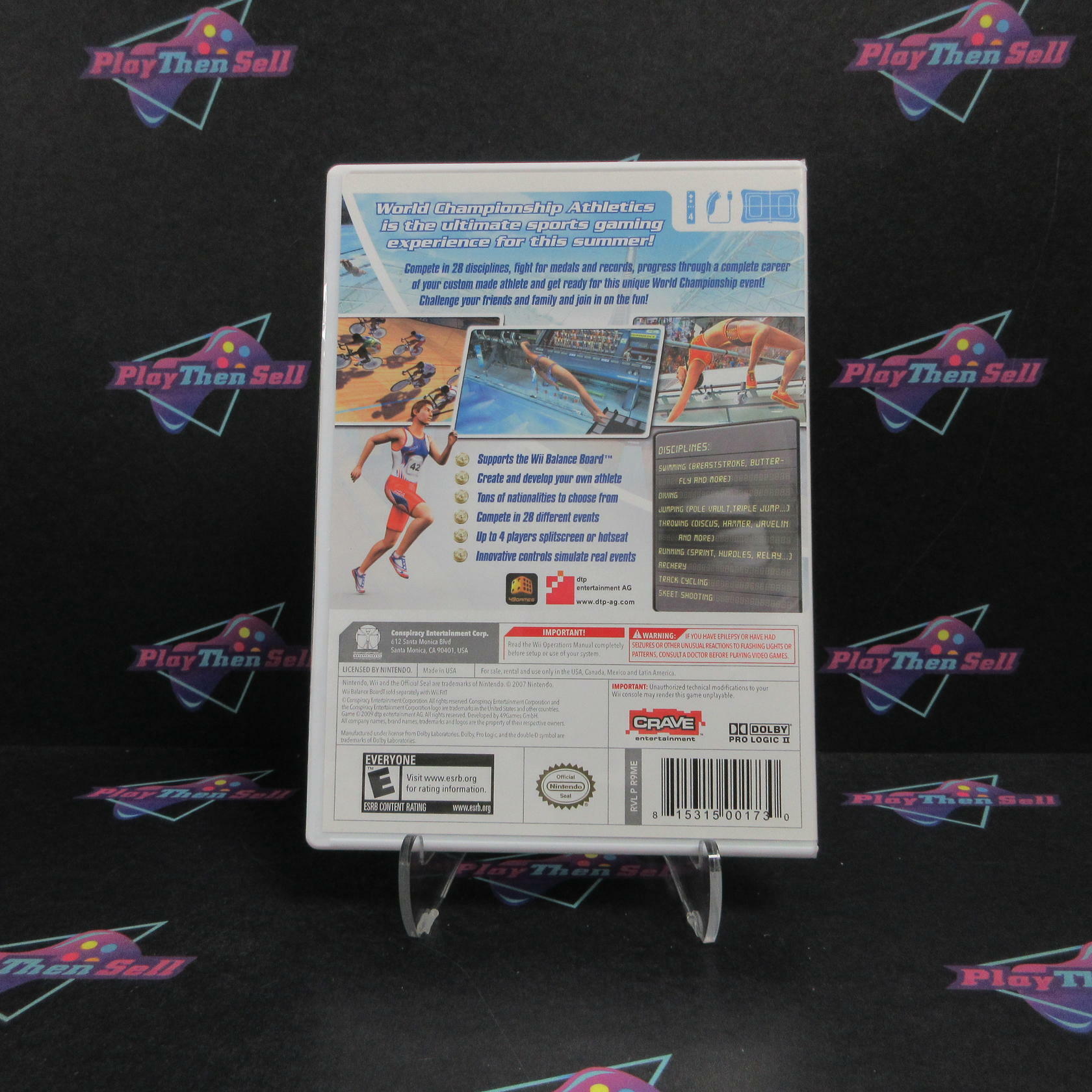 World Championship Athletics Nintendo Wii - Like New