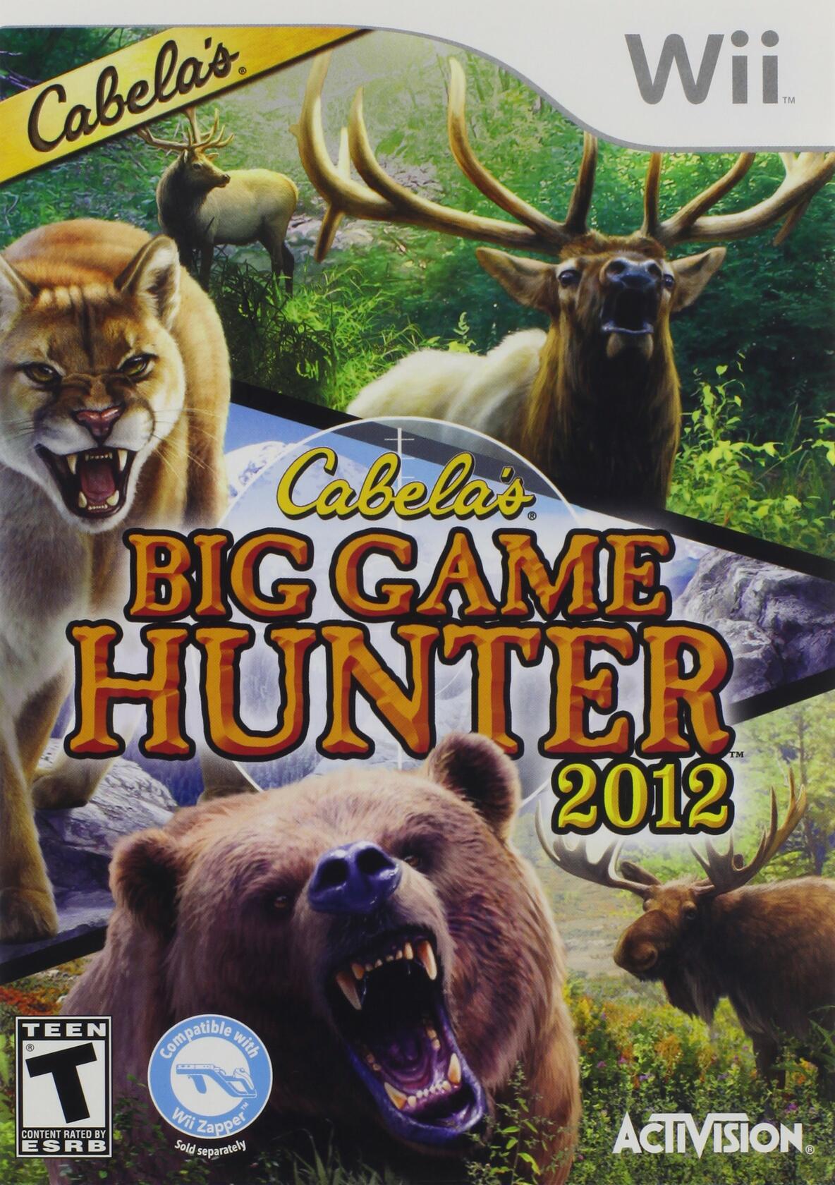 Cabela's Big Game Hunter 2012 Nintendo Wii - Like New