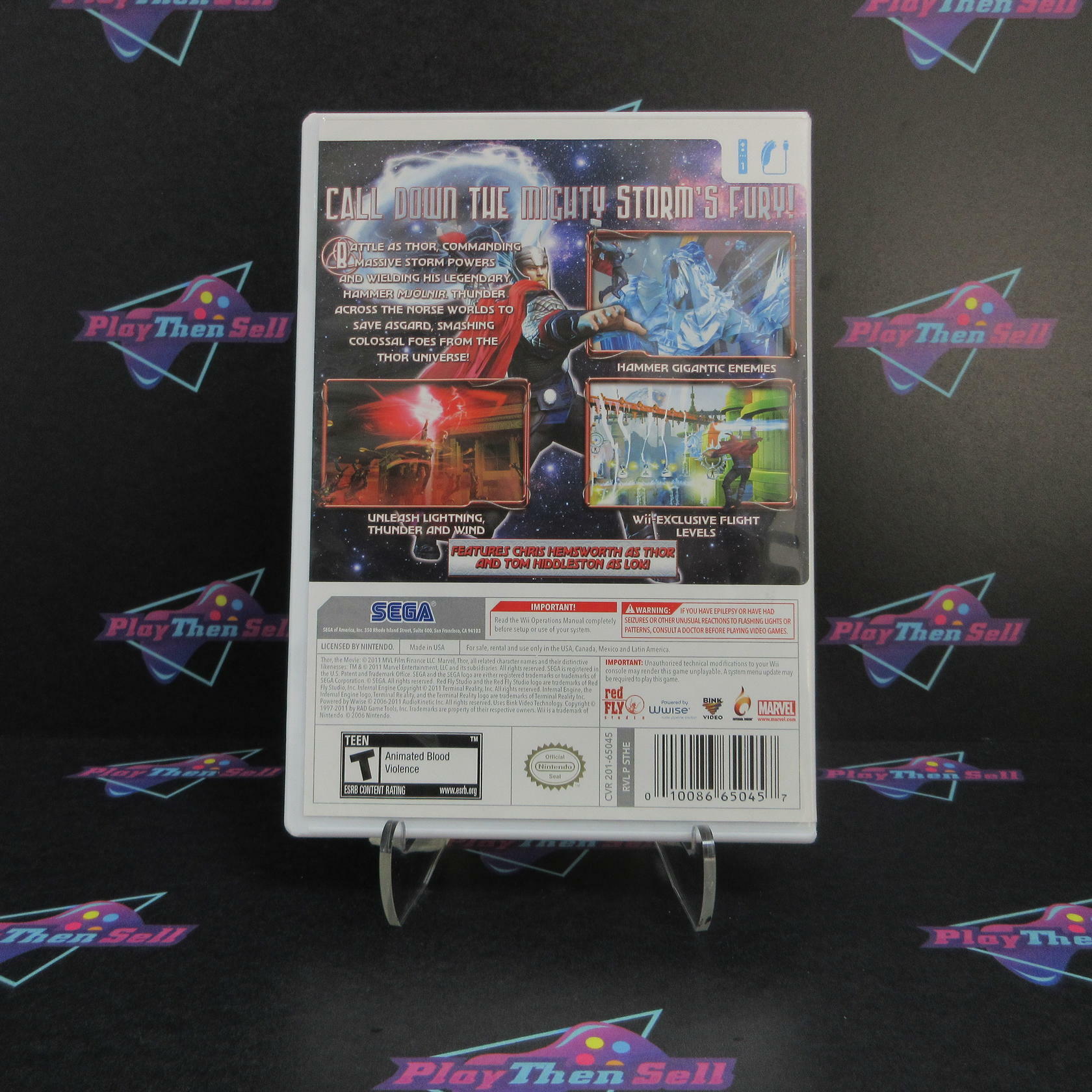 Thor God of Thunder Nintendo Wii Complete - Excellent