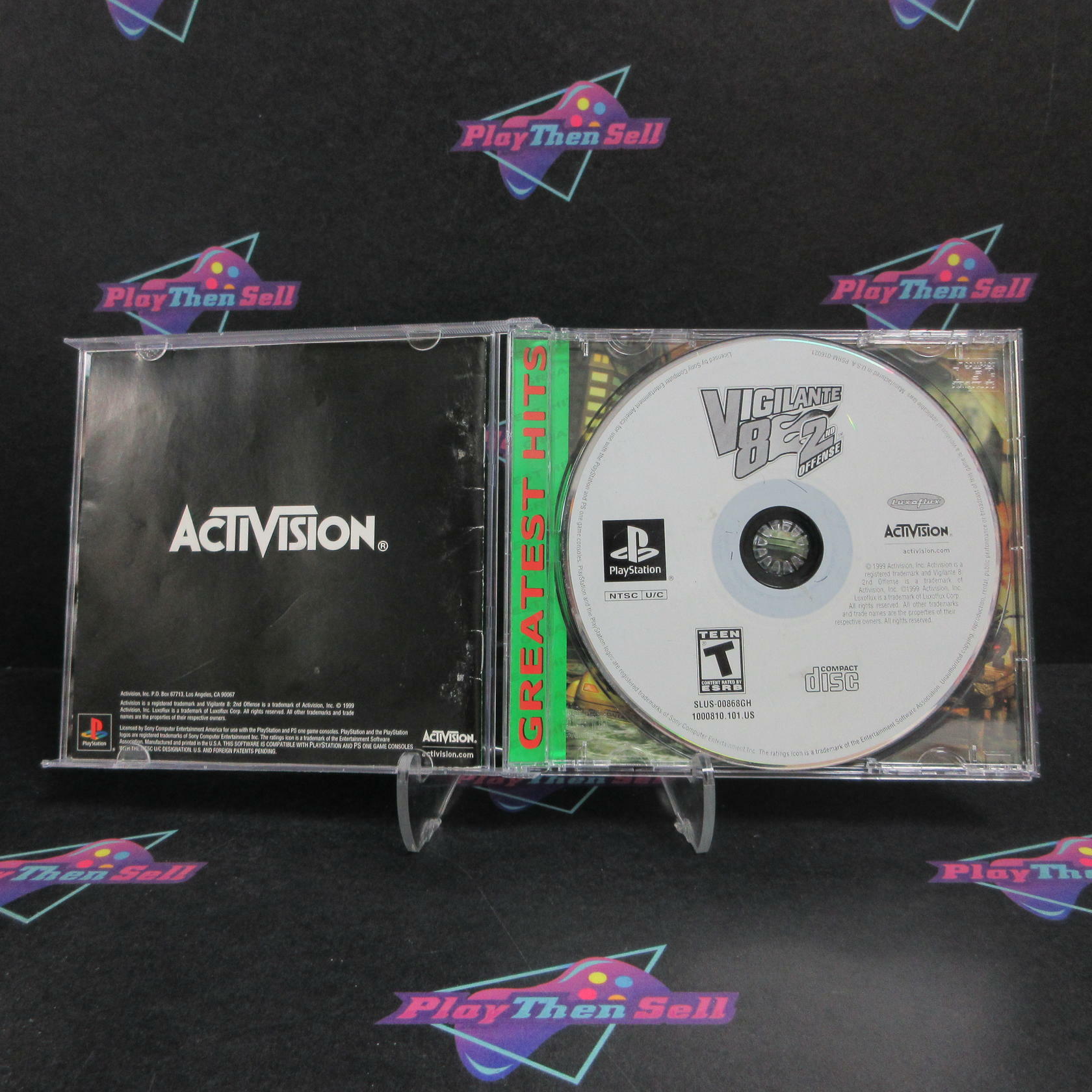 Vigilante 8 Second Offense PS1 PlayStation 1 GH Complete - Excellent