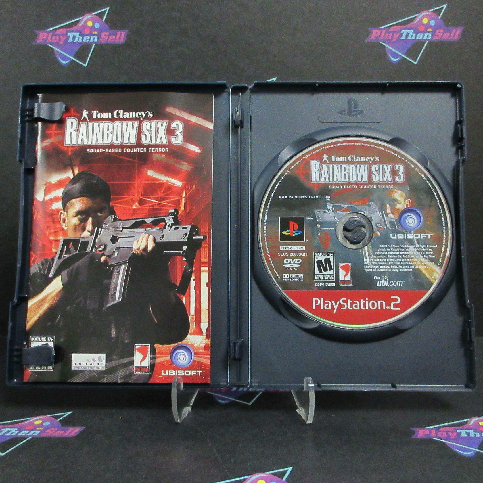 Tom Clancy's Rainbow Six 3 GH PS2 PlayStation 2 AD Complete CIB - Very Good