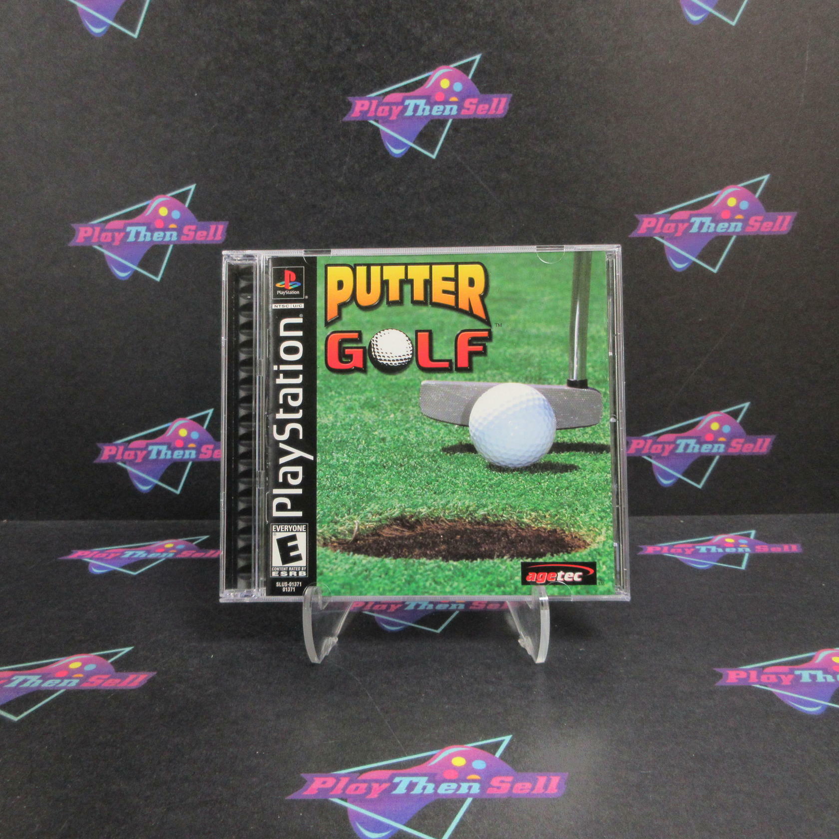 Putter Golf PS1 PlayStation 1 MD + Reg Card Complete CIB - Very Good