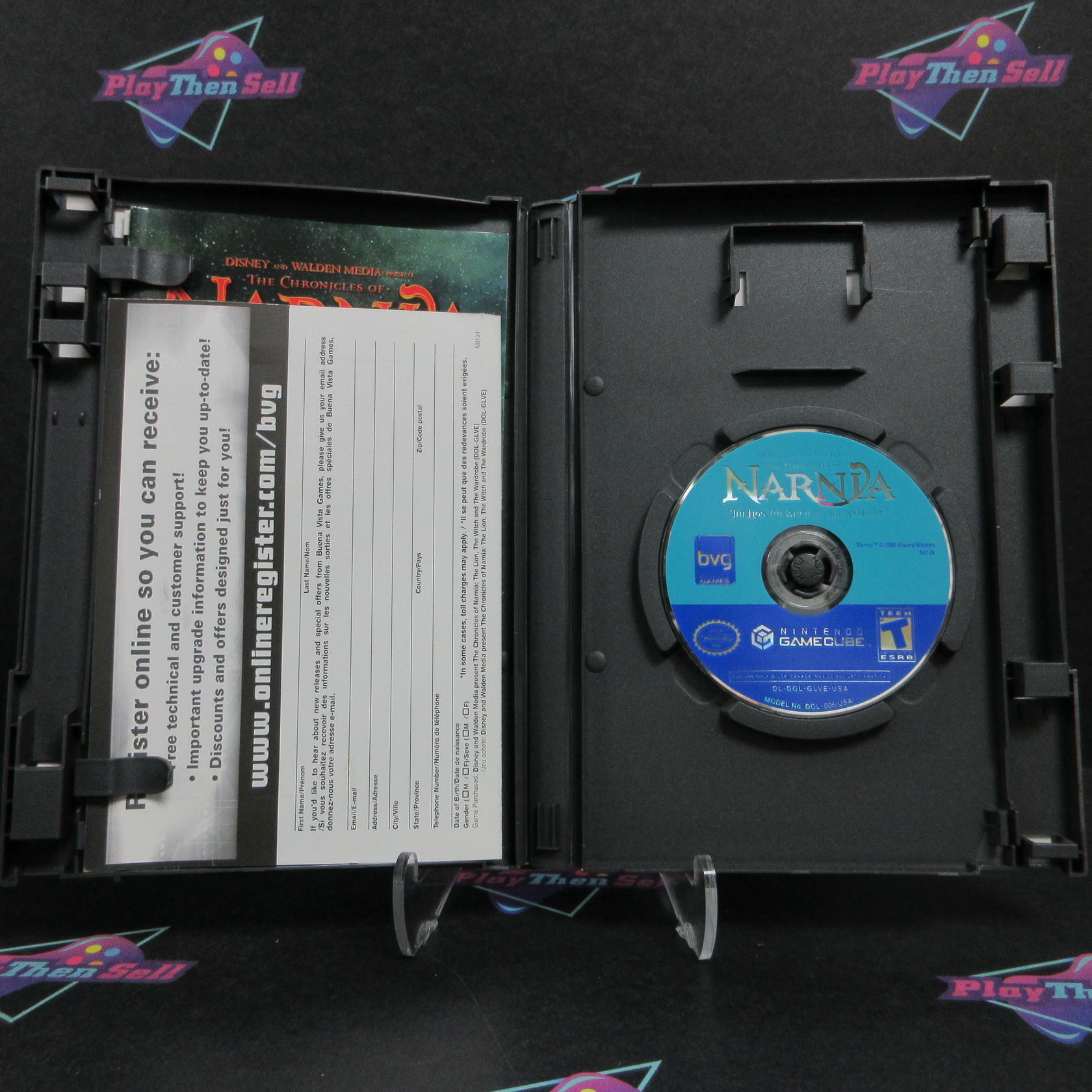 Chronicles of Narnia Lion, Witch, and Wardrobe Nintendo Gamecube MD + Reg CIB - Very Good