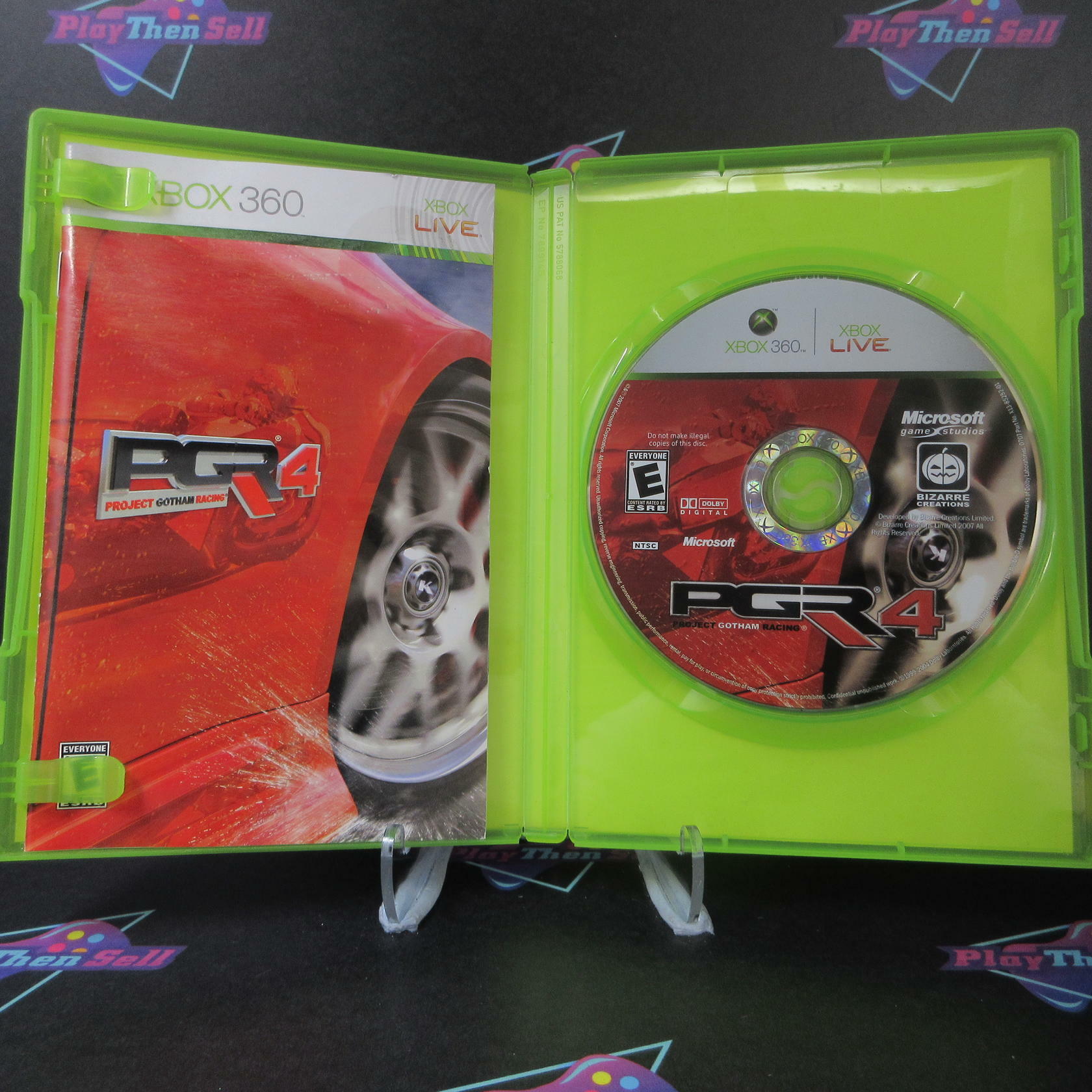 Project Gotham Racing 4 Xbox 360 AD Complete CIB - Very Good