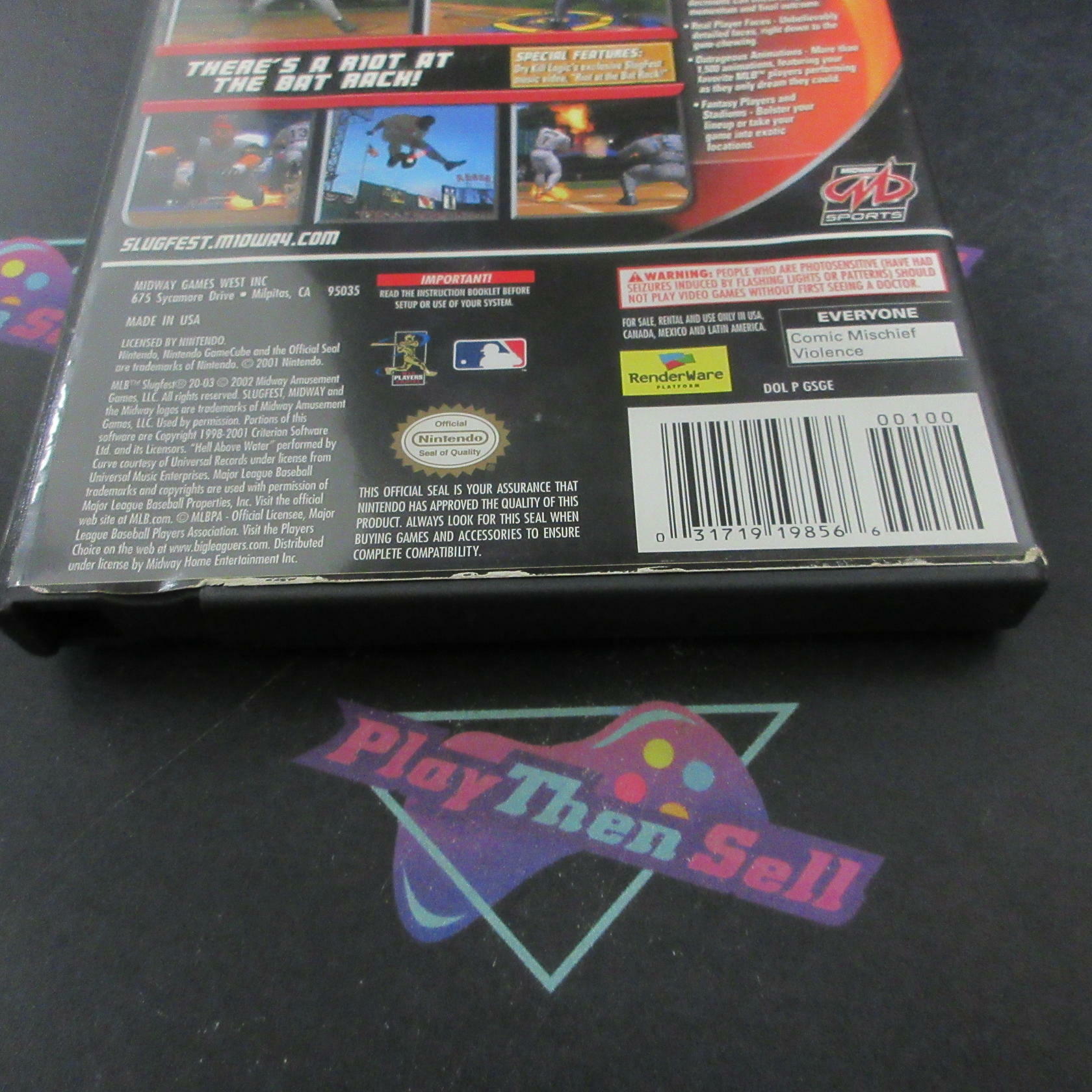 MLB Slugfest 2003 Nintendo GameCube AD/NM - Very Good