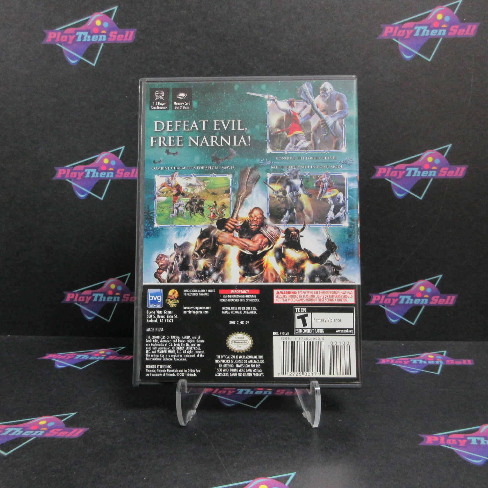 Chronicles of Narnia Lion, Witch, and Wardrobe Nintendo Gamecube MD + Reg CIB - Very Good