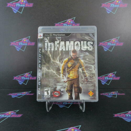 Infamous PS3 PlayStation 3 + Reg Card Complete - Excellent