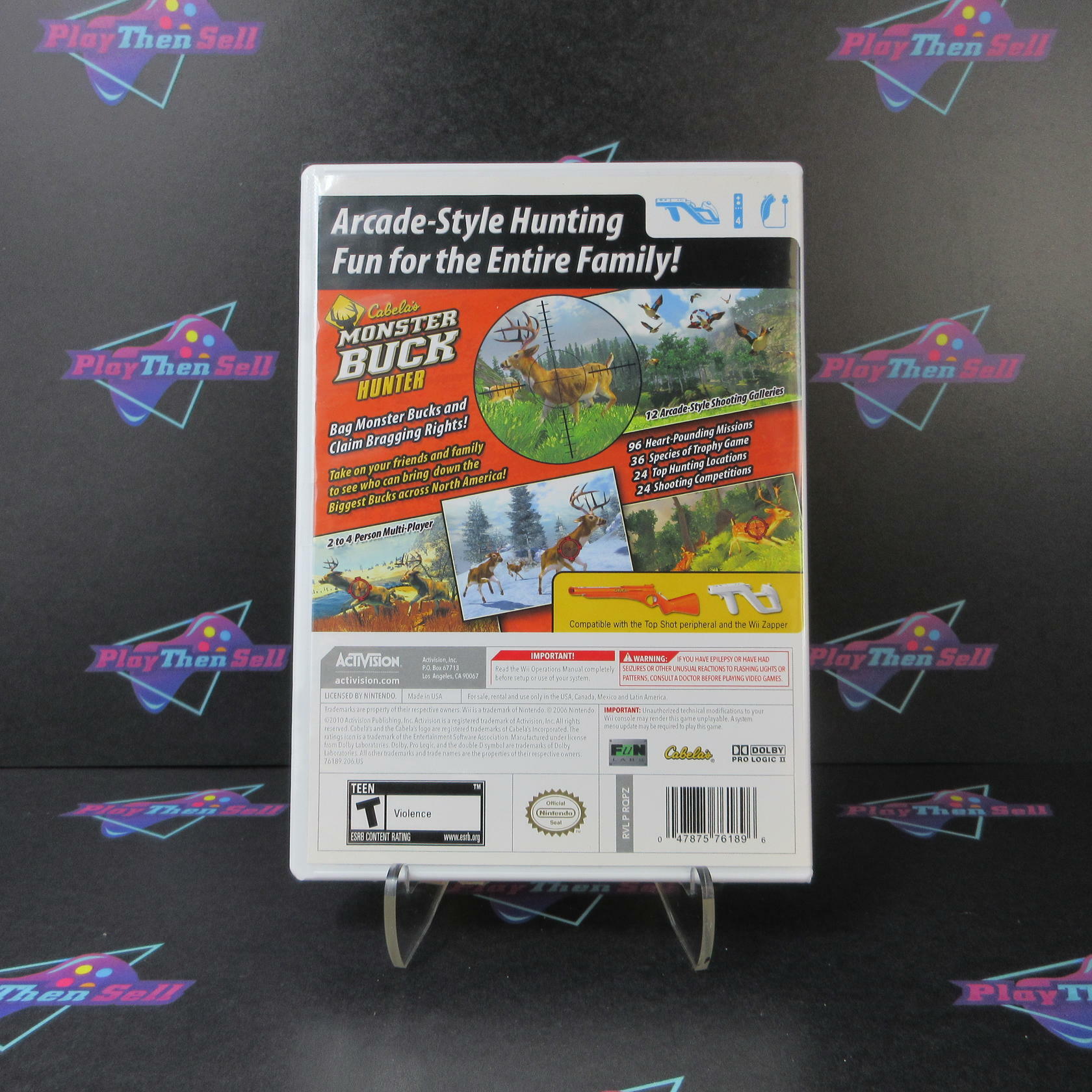 Cabelas Monster Buck Hunter Nintendo Wii - Like New