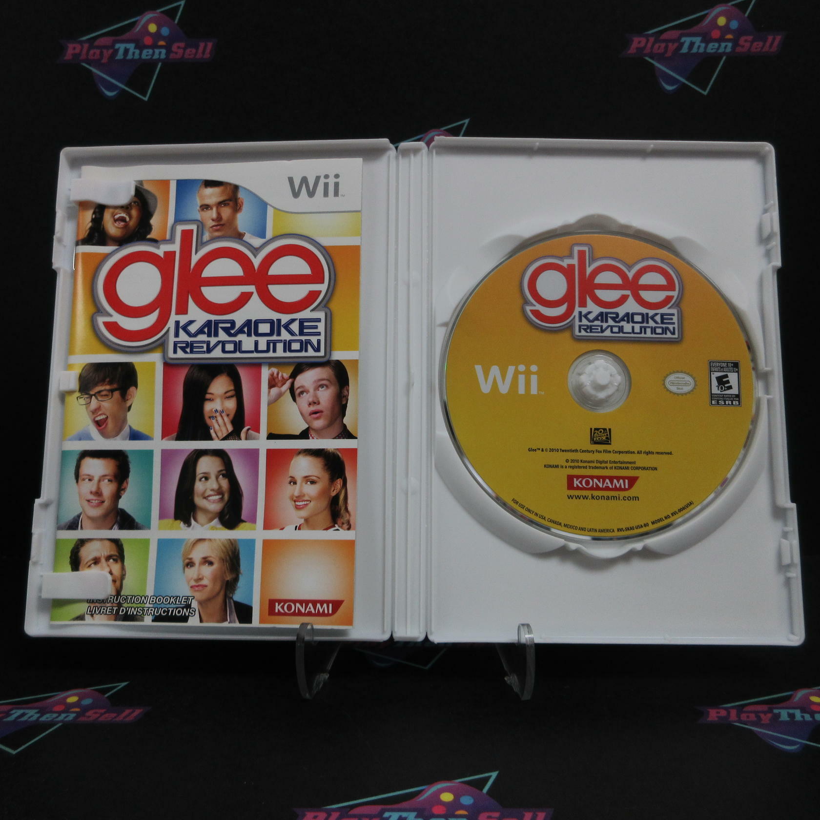 Karaoke Revolution Glee Nintendo Wii Complete - Excellent