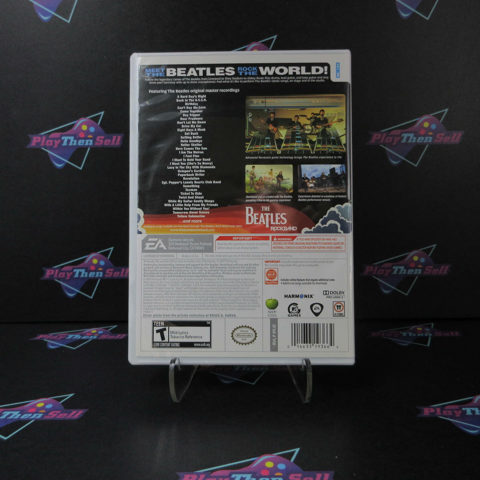 The Beatles RockBand Game Only Nintendo Wii Complete - Excellent